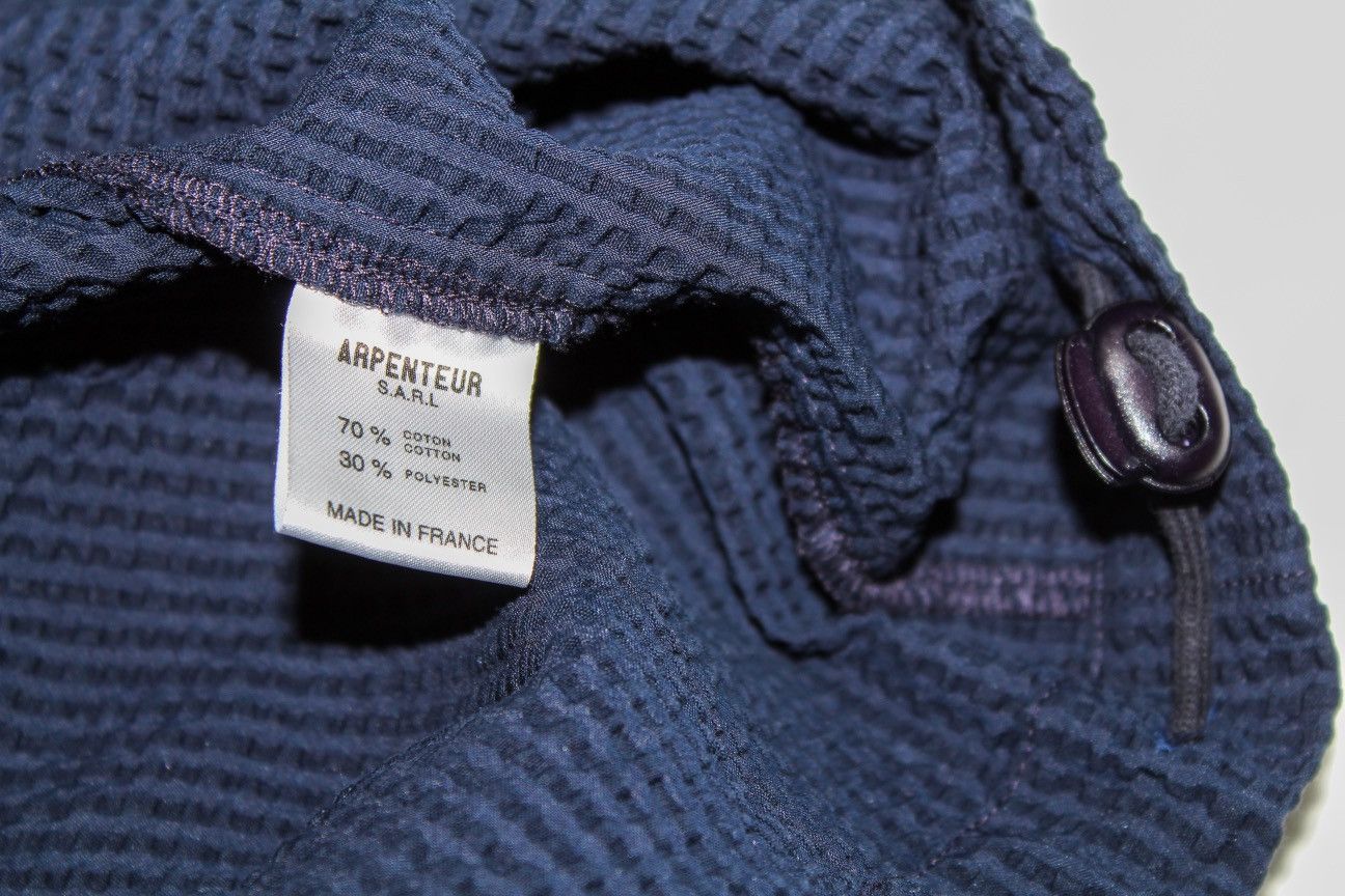 Arpenteur Seersucker Half Zip Track Jacket Size US M / EU 48-50 / 2 - 4 Thumbnail