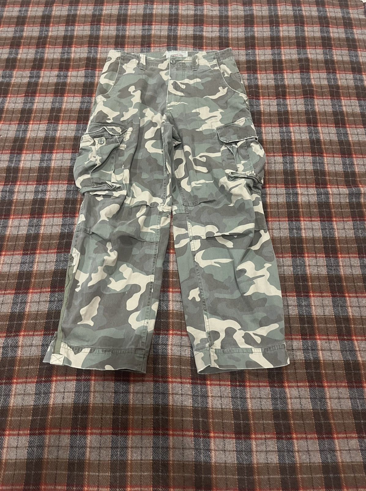 Dickies Y2K 2000’s Baggy Camo Military Skater Cargo Pants 34 x 30 Size US 34 / EU 50 - 1 Thumbnail
