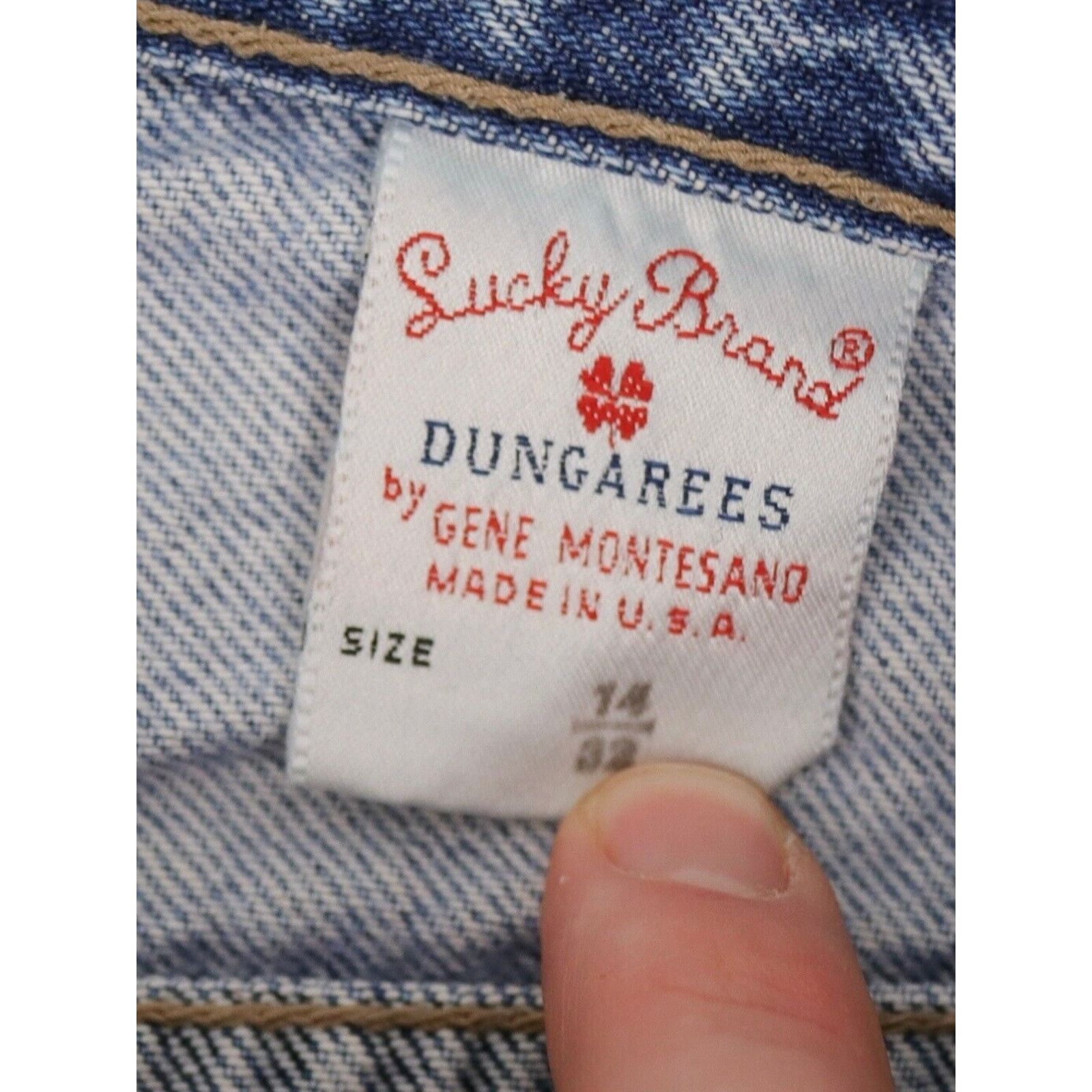 Lucky Brand Vintage Lucky brand Jeans 14/32 Long Y2K Style #64 Size US 36 / EU 52 - 7 Thumbnail