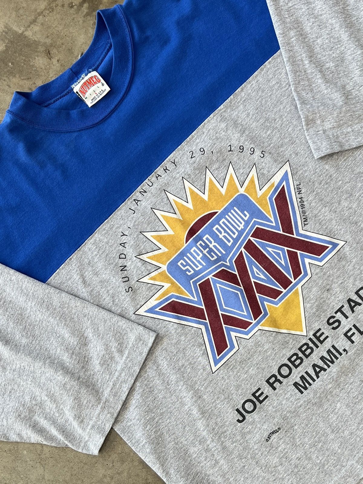 NFL × Vintage Vintage 1995 NFL Super Bowl 49ers Chargers Miami Large Size US L / EU 52-54 / 3 - 1 Thumbnail