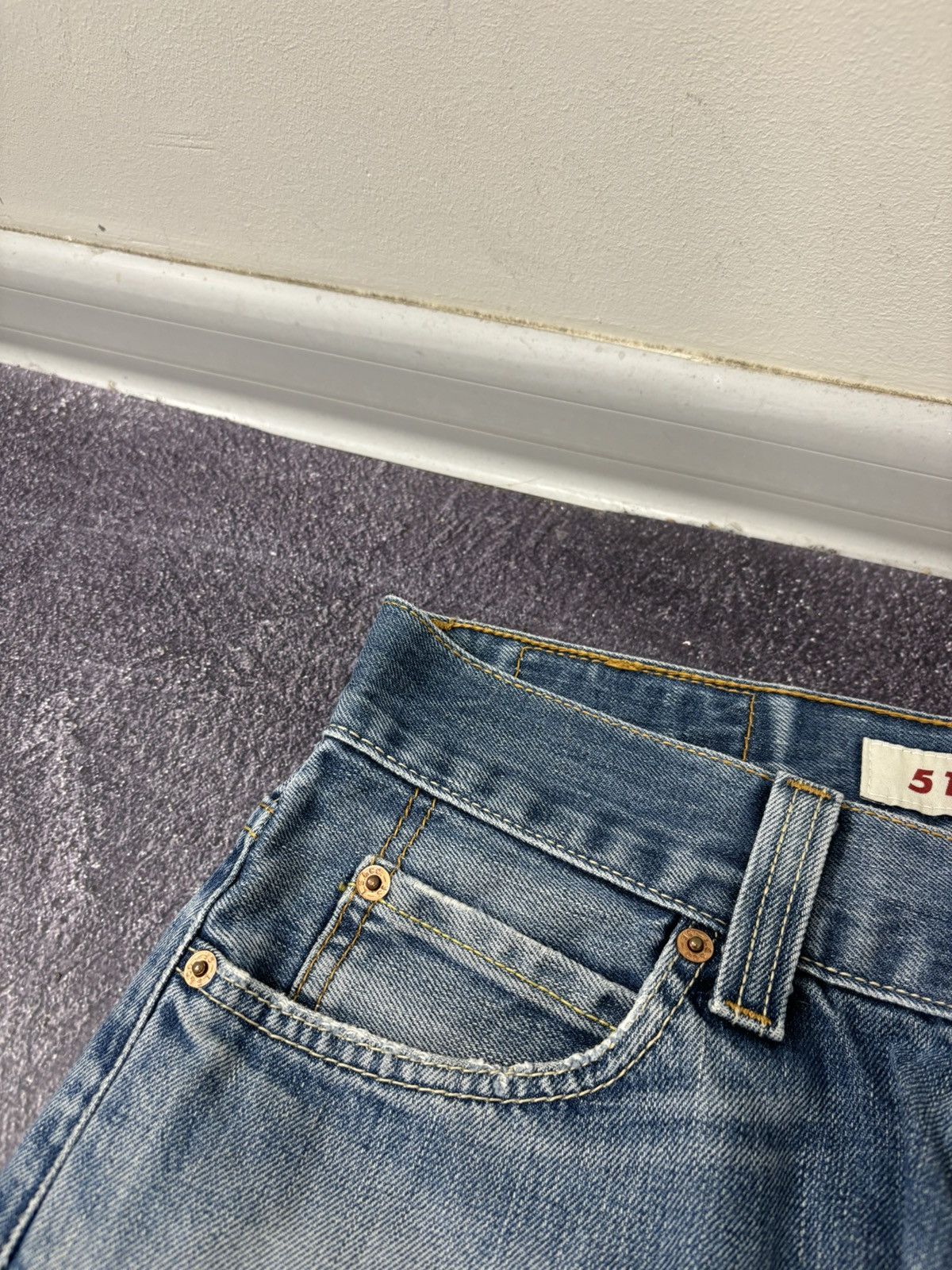 Levi's Vintage Levi’s 512 Faded Blue American Hype Denim Shorts Size US 30 / EU 46 - 10 Thumbnail
