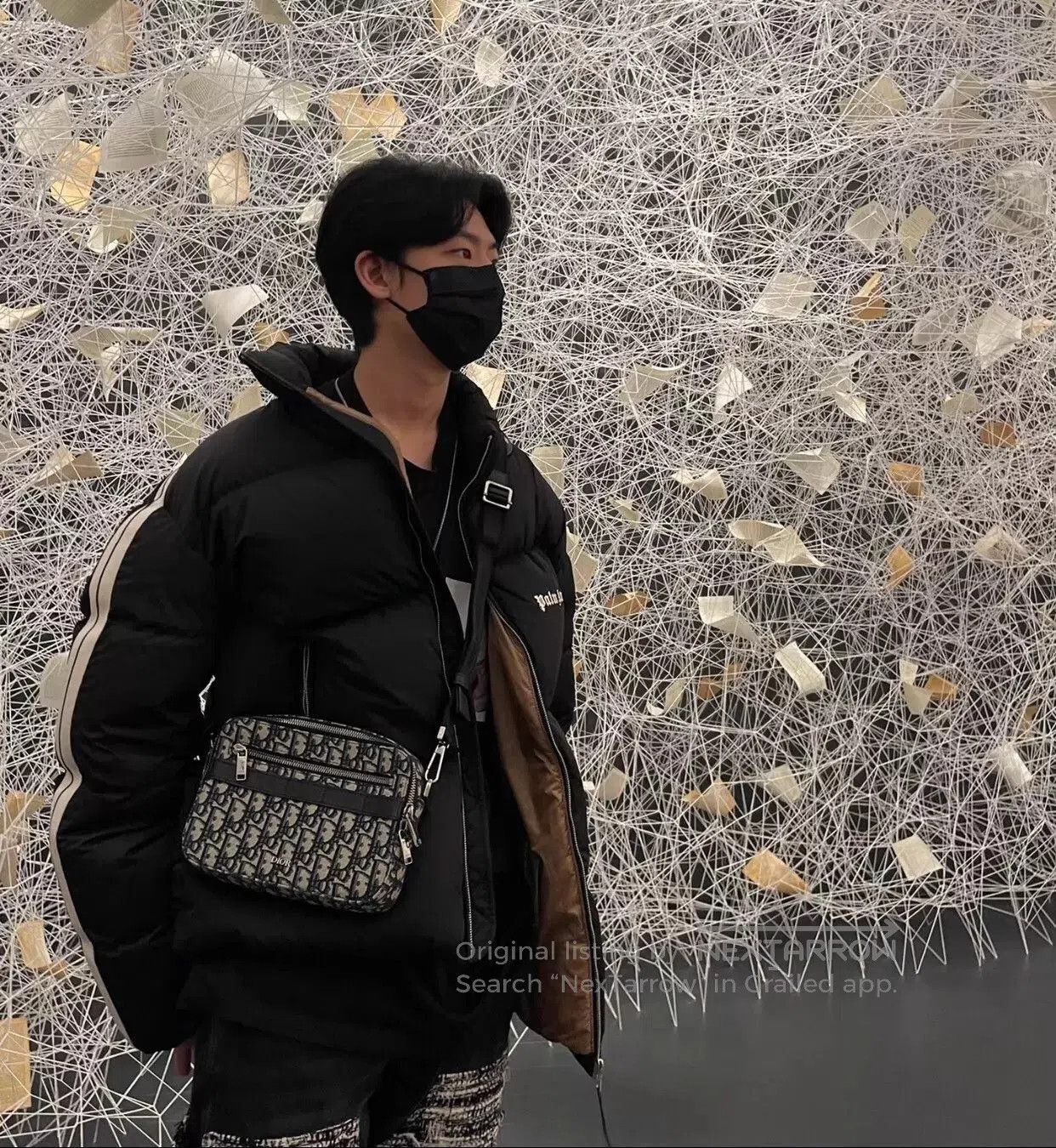 Dior Patterned Crossbody Bag with Black Accents. Size ONE SIZE - 2 Thumbnail