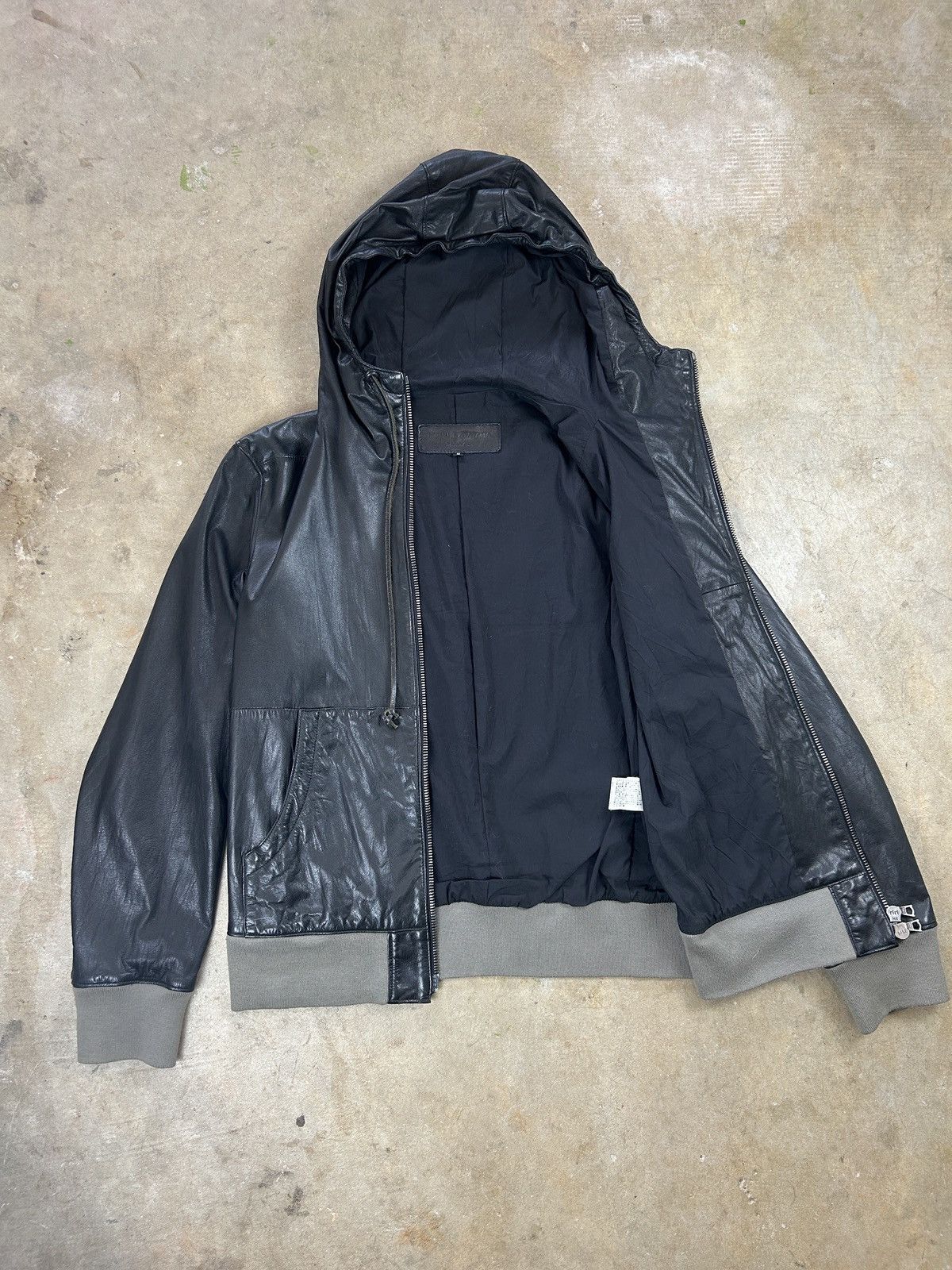 Isamu Katayama Backlash Isamu katayama Backlash leather hoodie Size US M / EU 48-50 / 2 - 6 Thumbnail