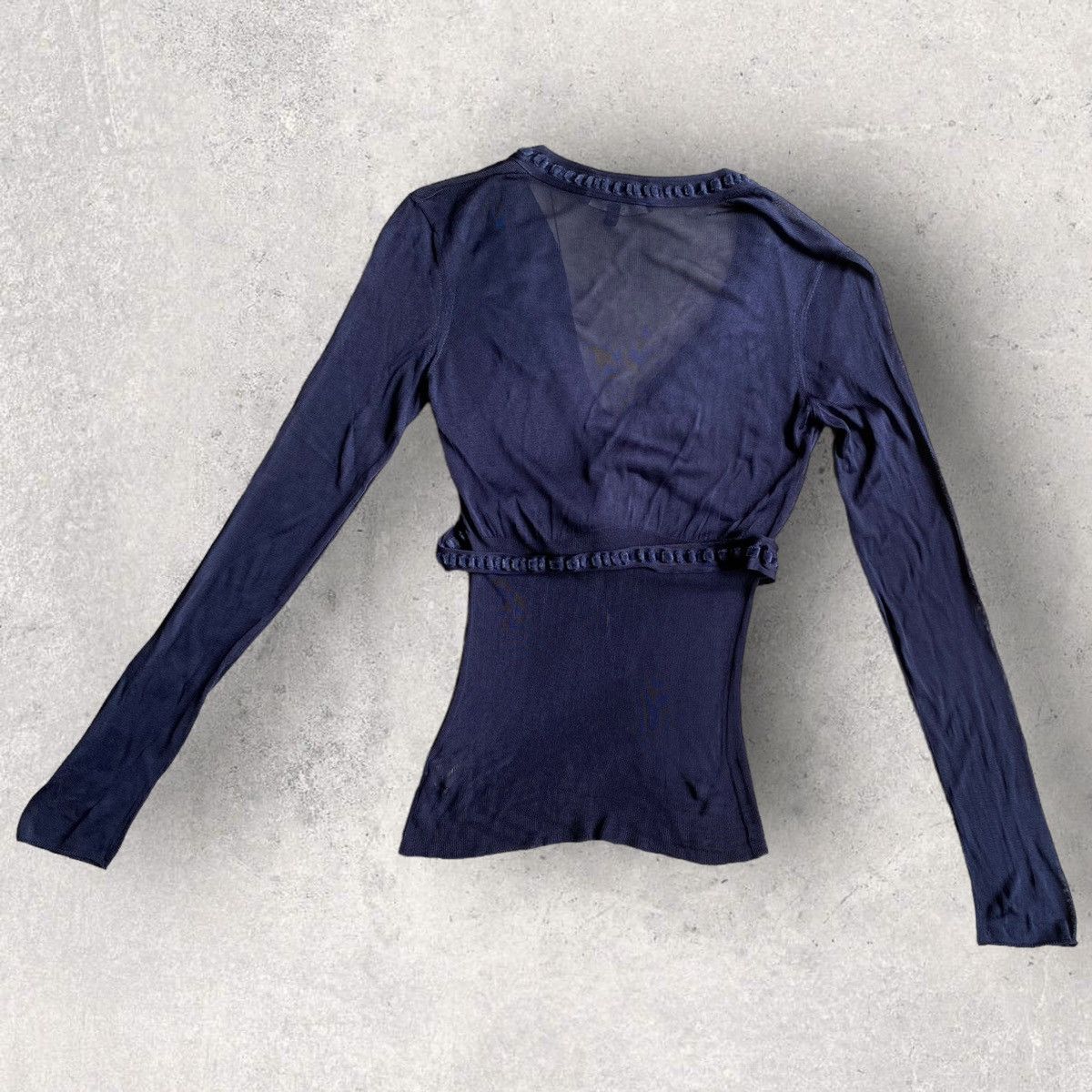 Gucci × Tom Ford Gucci Rayon Sheer Mesh L/S Size XS / US 0-2 / IT 36-38 - 4 Thumbnail