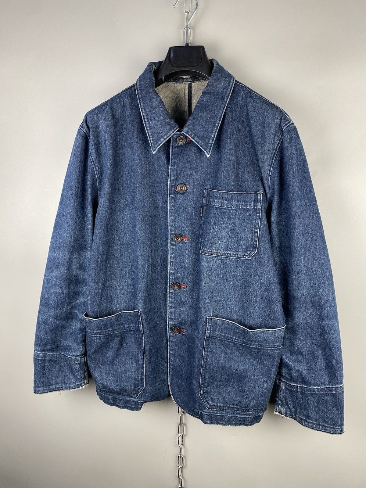 Tornado Mart Tornado Mart Japanese Cotton Washed Denim Jacket Size US M / EU 48-50 / 2 - 2 Thumbnail