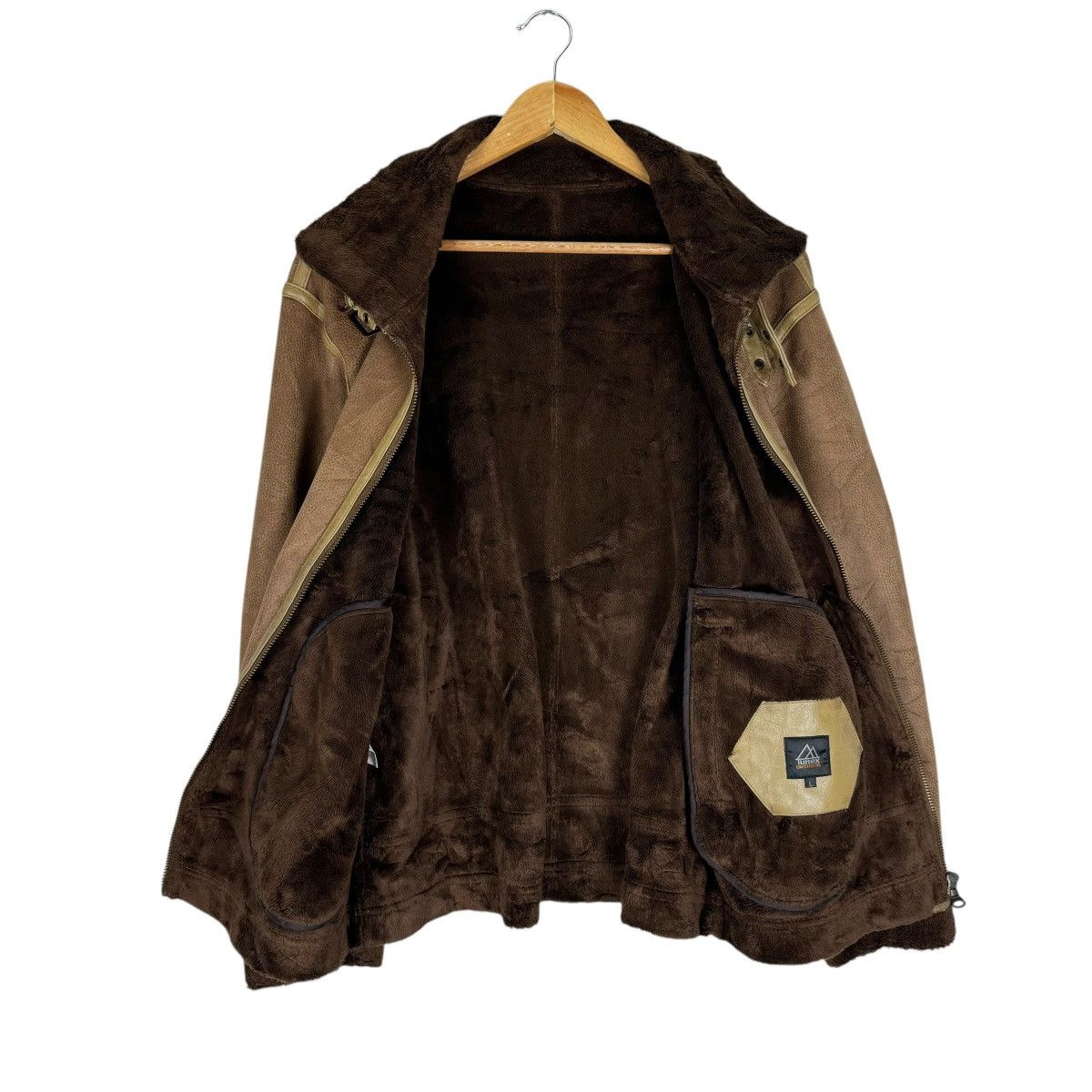 Japanese Brand × Tultex × Vintage ☀️TULTEX OUTDOOR B3 SYNTHETIC LEATHER JACKET Size US L / EU 52-54 / 3 - 11 Thumbnail