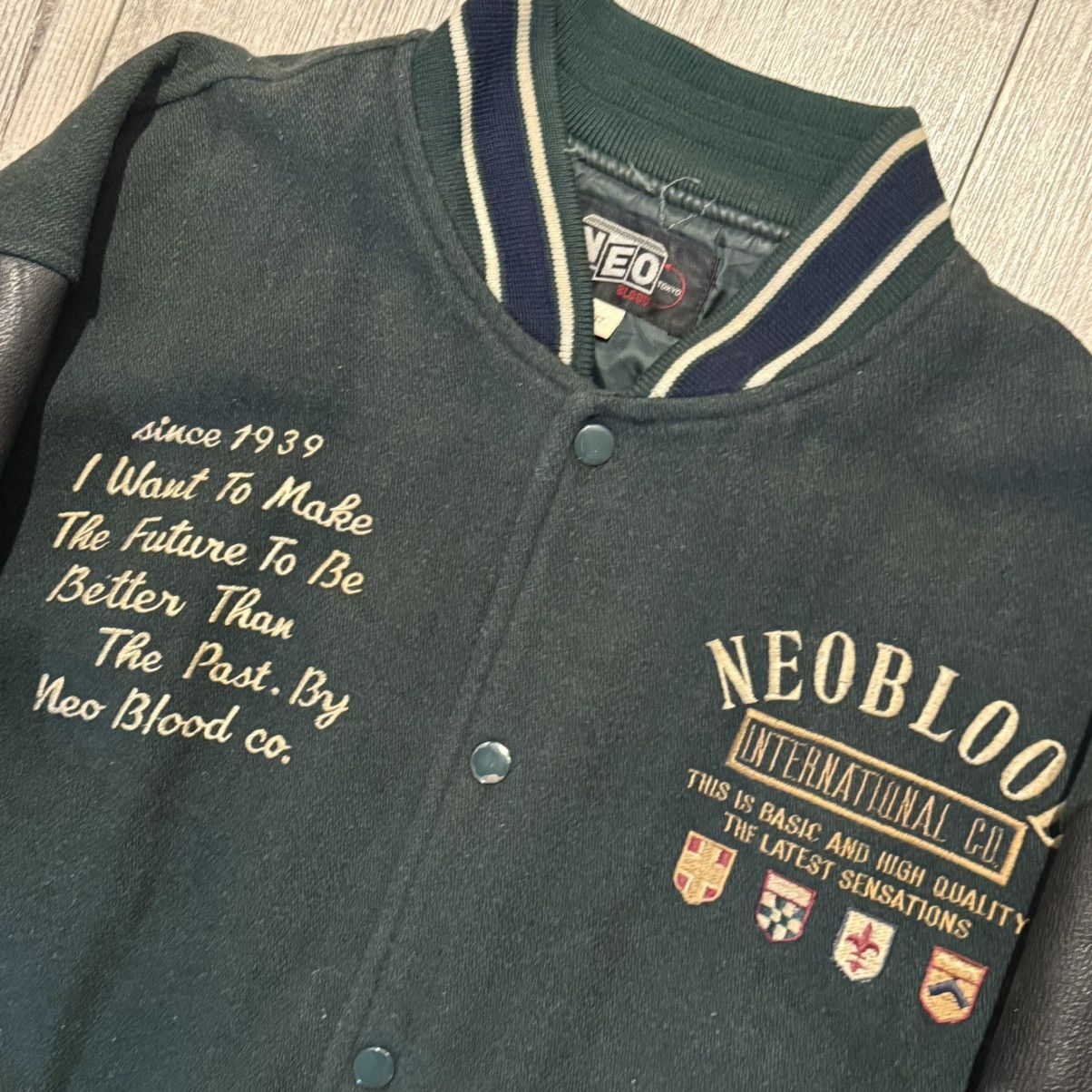 Japanese Brand Neo Blood Varsity Jacket (90s) | Grailed