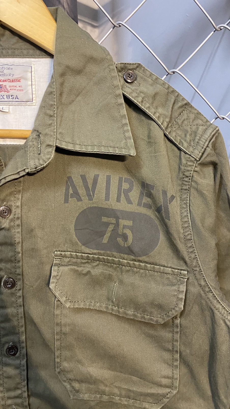 Avirex × Vintage VINTAGE AVIREX U.S ARMY MILITARY LIMITED WORK SHIRT Size US L / EU 52-54 / 3 - 4 Thumbnail