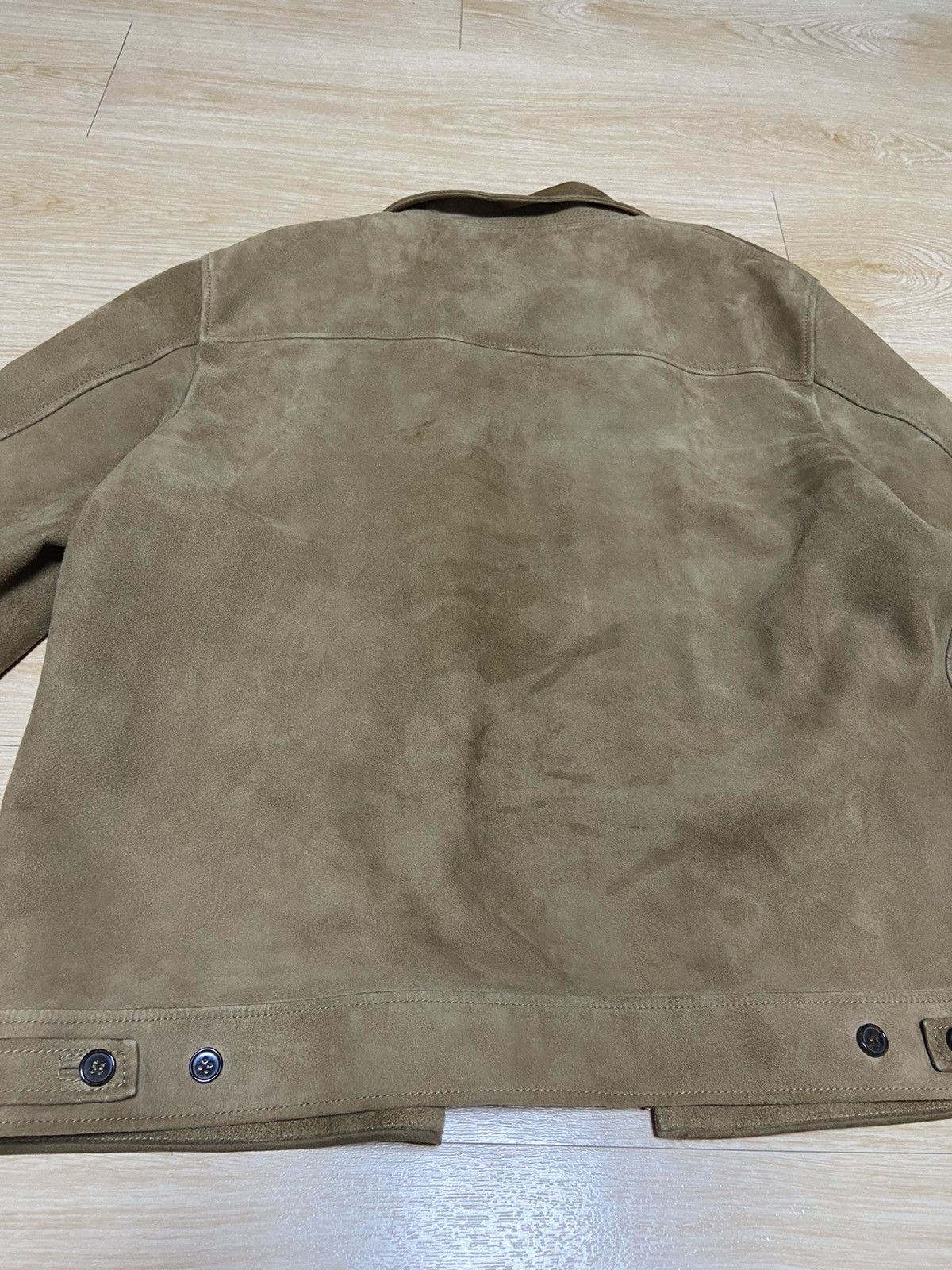 Saint Laurent Paris 54 Saint Laurent ss14 14ss aviator suede leather jacket Size US L / EU 52-54 / 3 - 7 Thumbnail