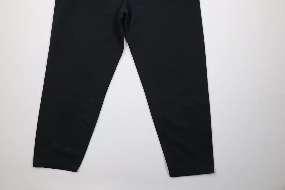 Vintage Vintage 90s Streetwear Blank Sweatpants Pants Black Size US 34 / EU 50 - 13 Thumbnail