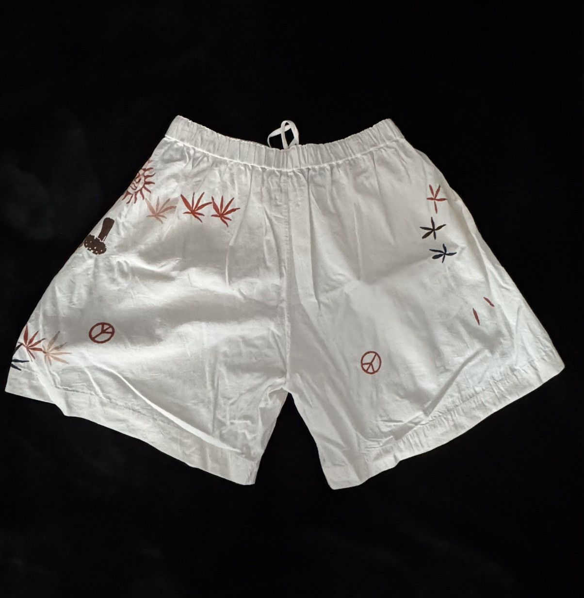 Story Mfg. Story Mfg. Wide-Leg Printed Shorts Size US 34 / EU 50 - 2 Thumbnail