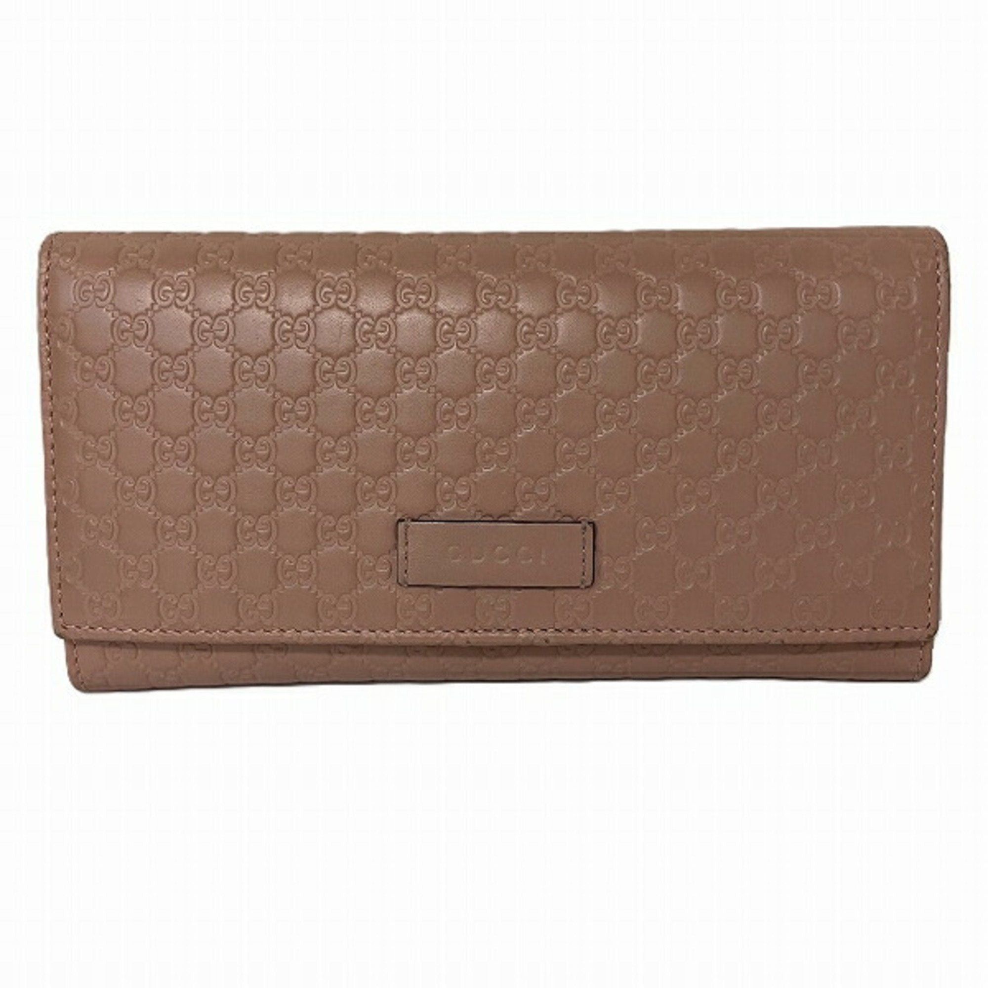 image of Gucci Micro Ssima 449396 Long Wallet Bi-Fold For Women in Pink