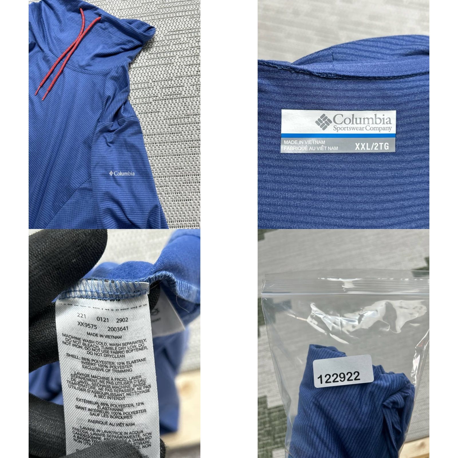 Vintage Columbia Bee Lake Performance Top Womens XXL Blue Stretch Athleisure Running Shirt Size XXL / US 16-18 / IT 52-54 - 8 Thumbnail