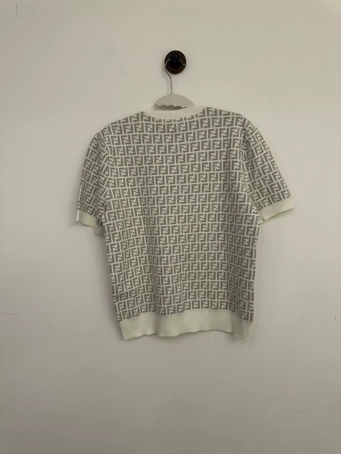 Fendi Fendi All Over Print Knit Short Sleeve 46 New Tried On Size US S / EU 44-46 / 1 - 2 Thumbnail