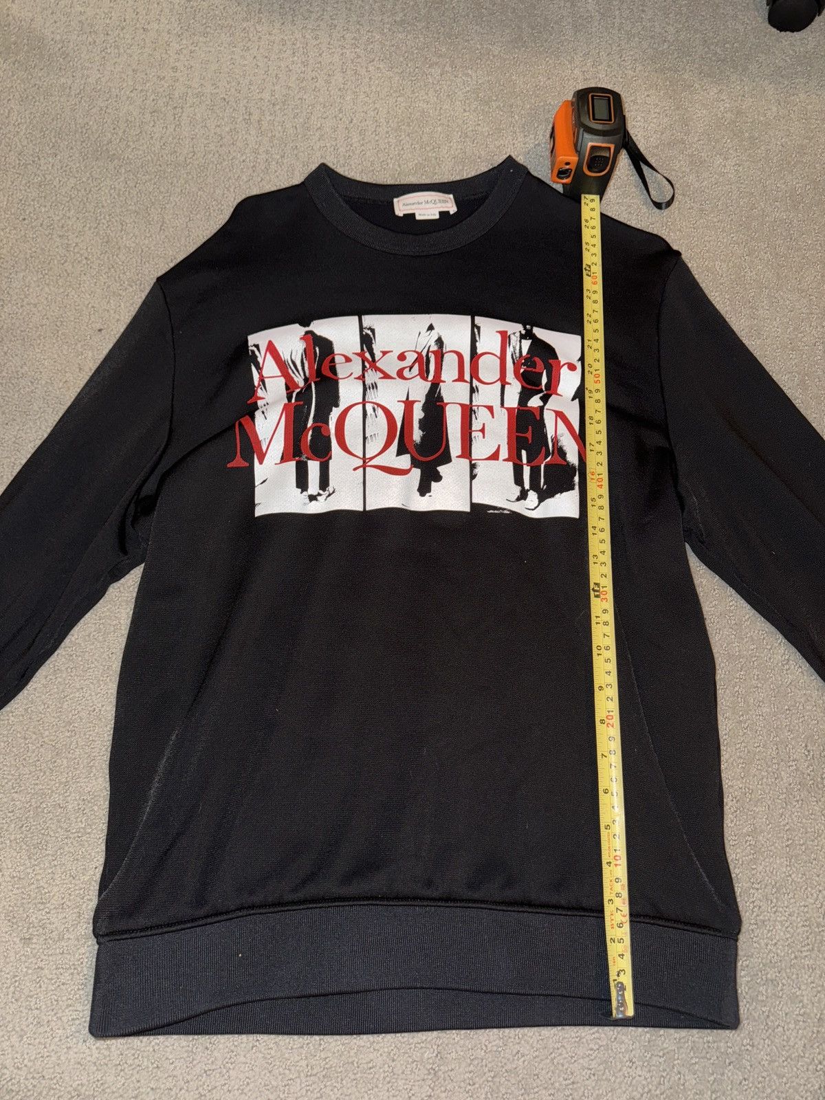 image of Alexander Mcqueen Crewneck in Black, Men's (Size Medium)