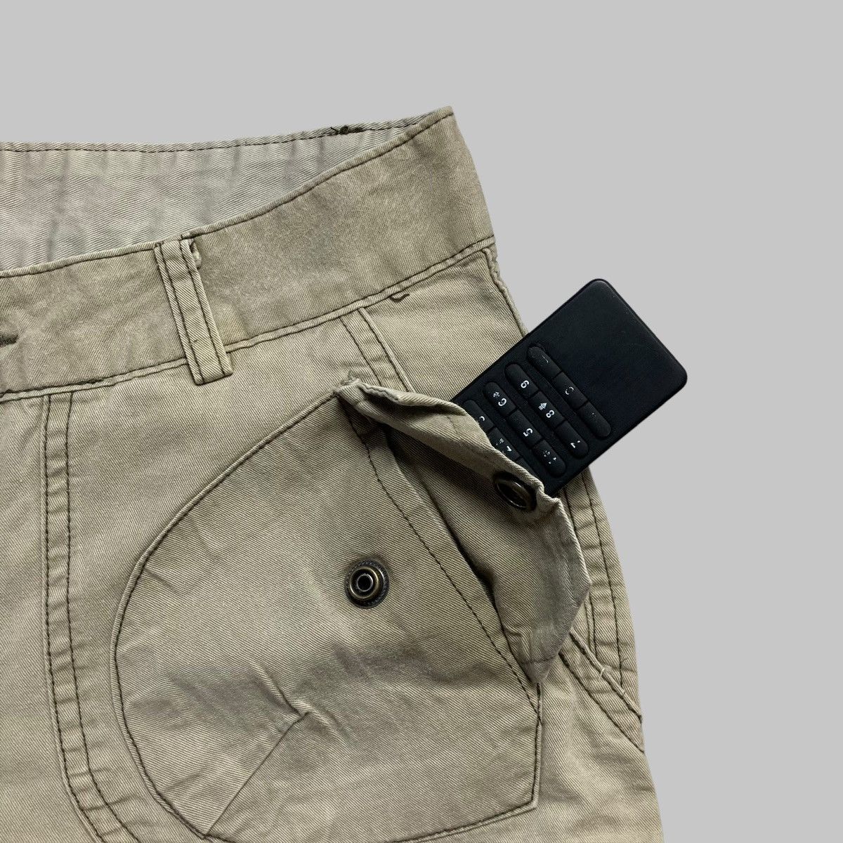 Hysteric Glamour × Japanese Brand × Tete Homme FANCLUB Bondage Cargo Baggy Pants Multi Pocket💥 Size US 27 - 4 Thumbnail
