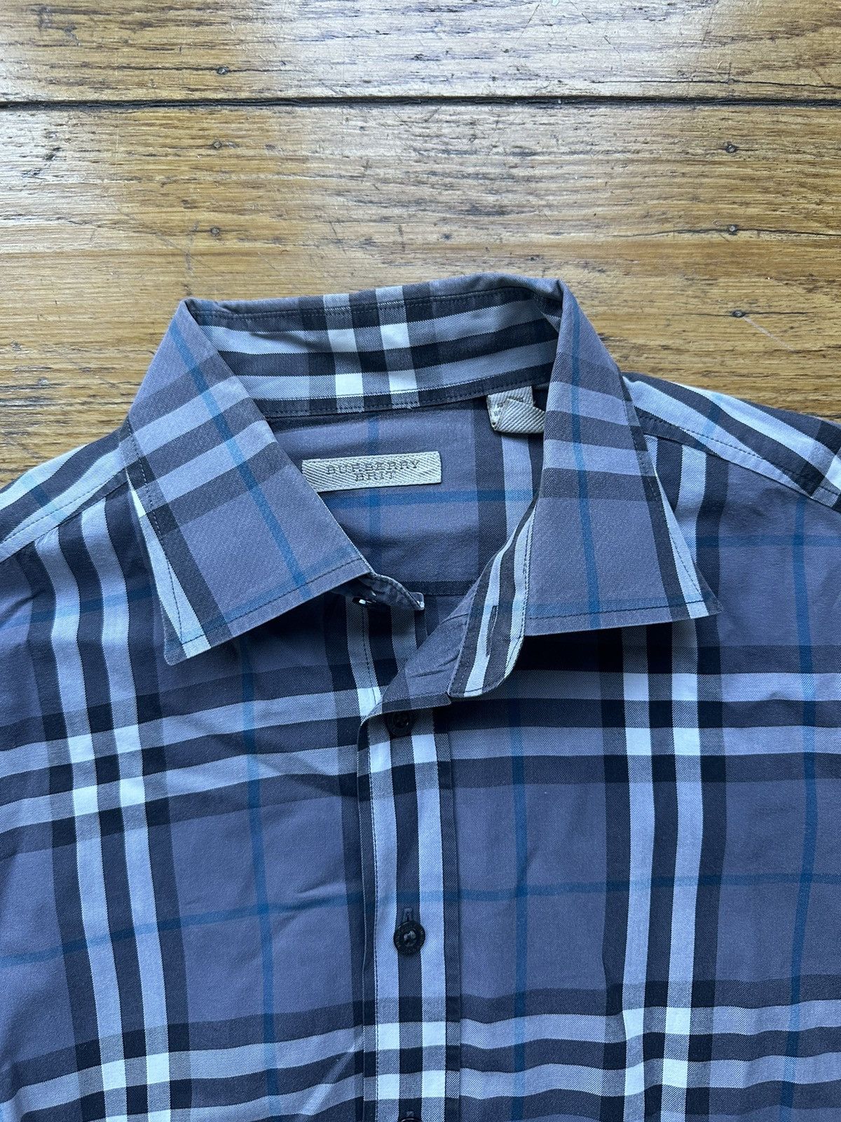 Burberry Burberry Brit Nova Check button up shirt Size US M / EU 48-50 / 2 - 2 Thumbnail
