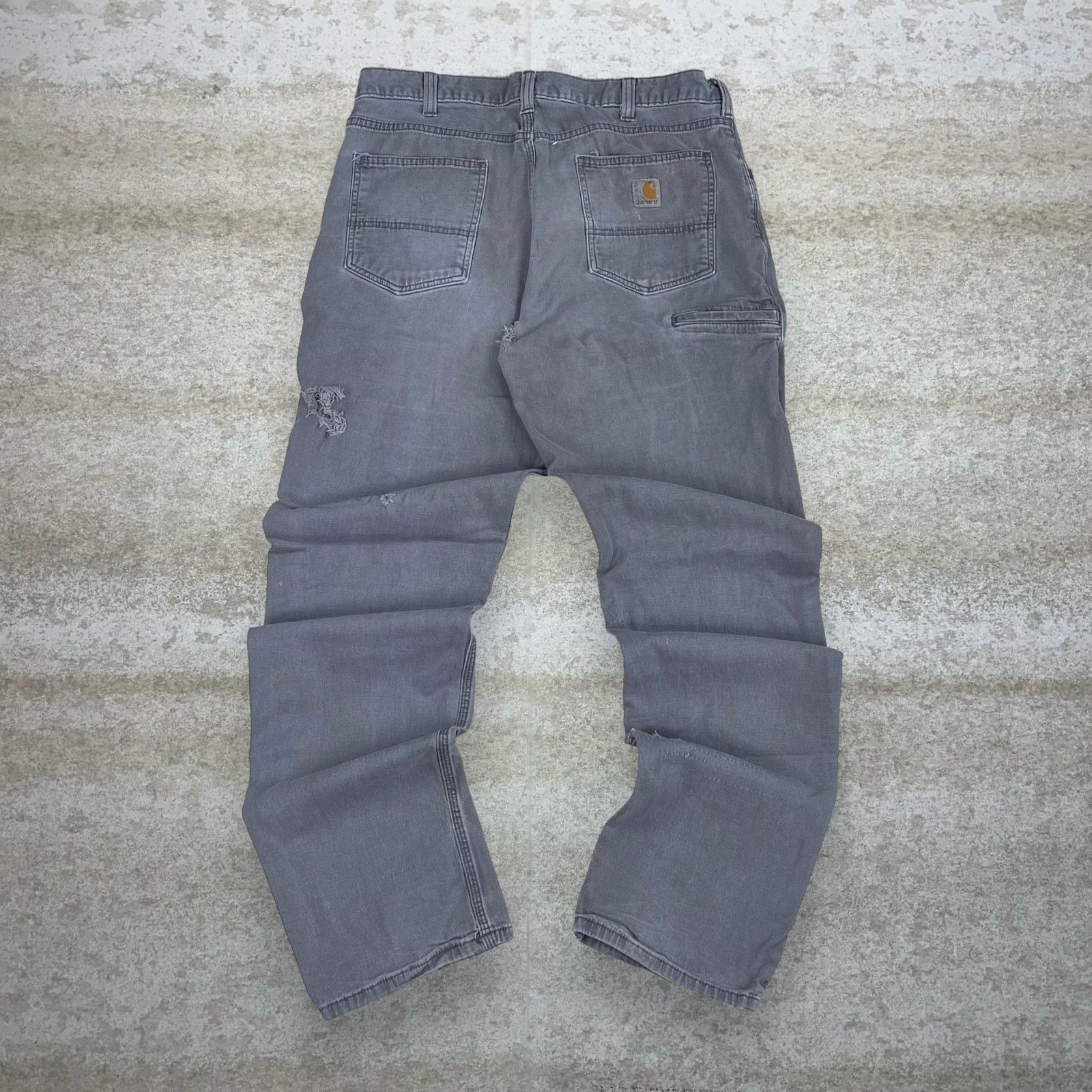 Carhartt Vintage Y2K Carhartt Carpenter Pants 36x36 Relaxed Grey Size US 36 / EU 52 - 1 Thumbnail