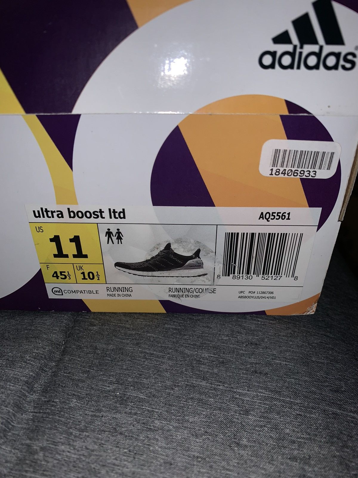 Adidas Ultraboost 1.0 Reflective Size US 11 / EU 44 - 7 Thumbnail