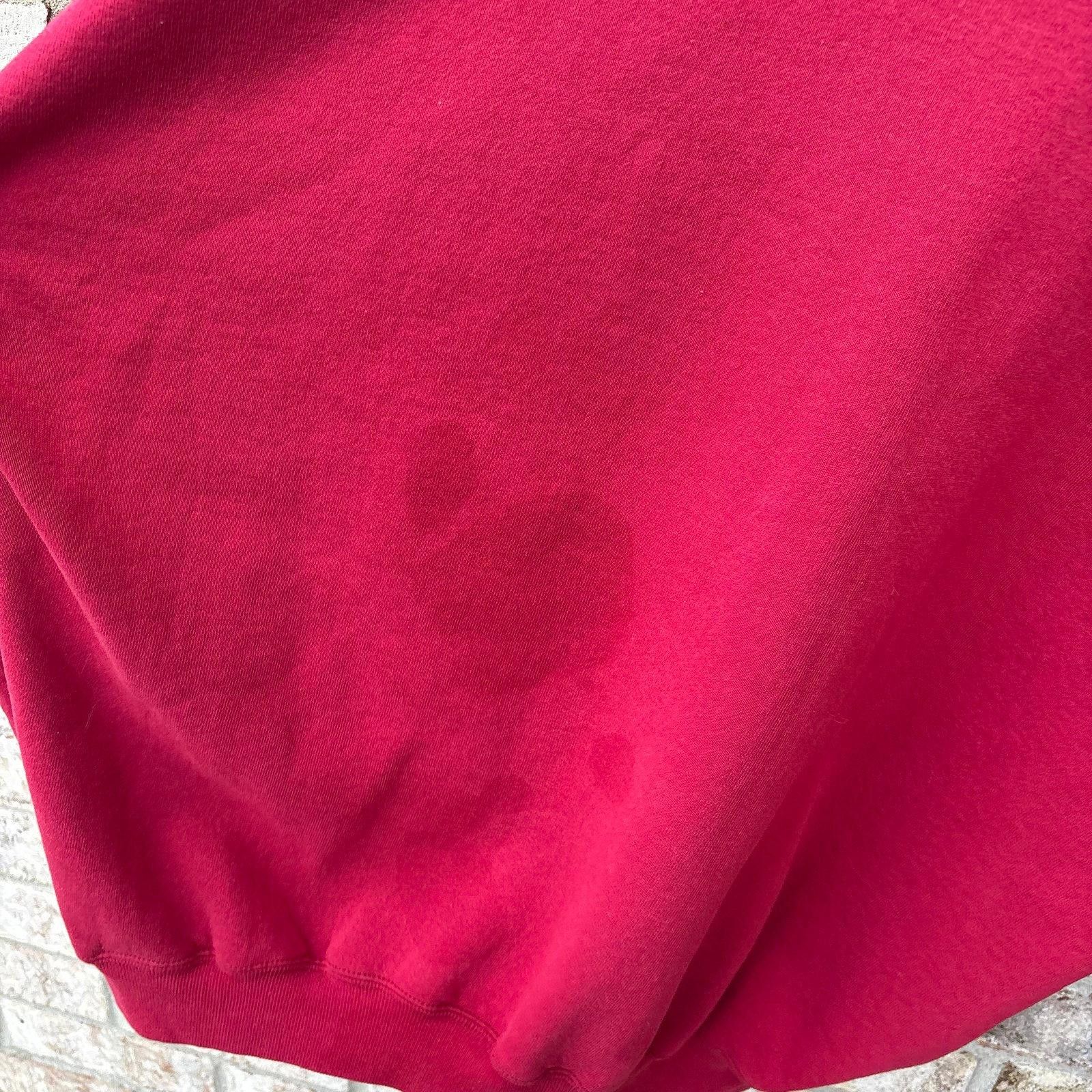 Russell Athletic Vintage red Russell Sweatshirt crewneck Size US XL / EU 56 / 4 - 7 Thumbnail