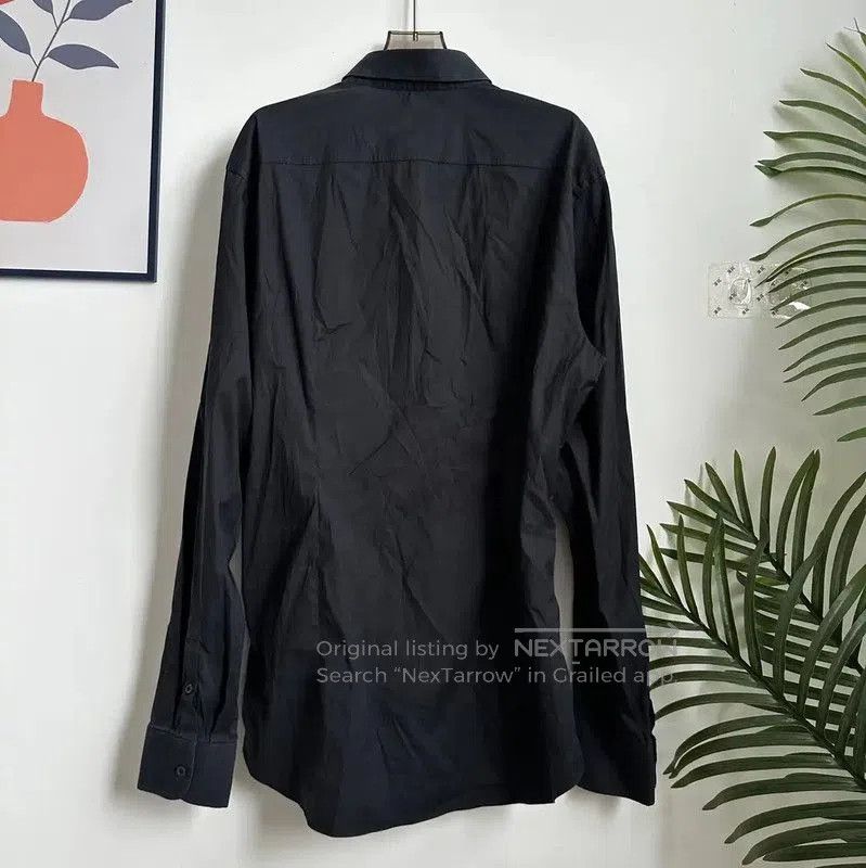 Prada Prada Black Cotton Long Sleeve Shirt. Size US L / EU 52-54 / 3 - 2 Thumbnail