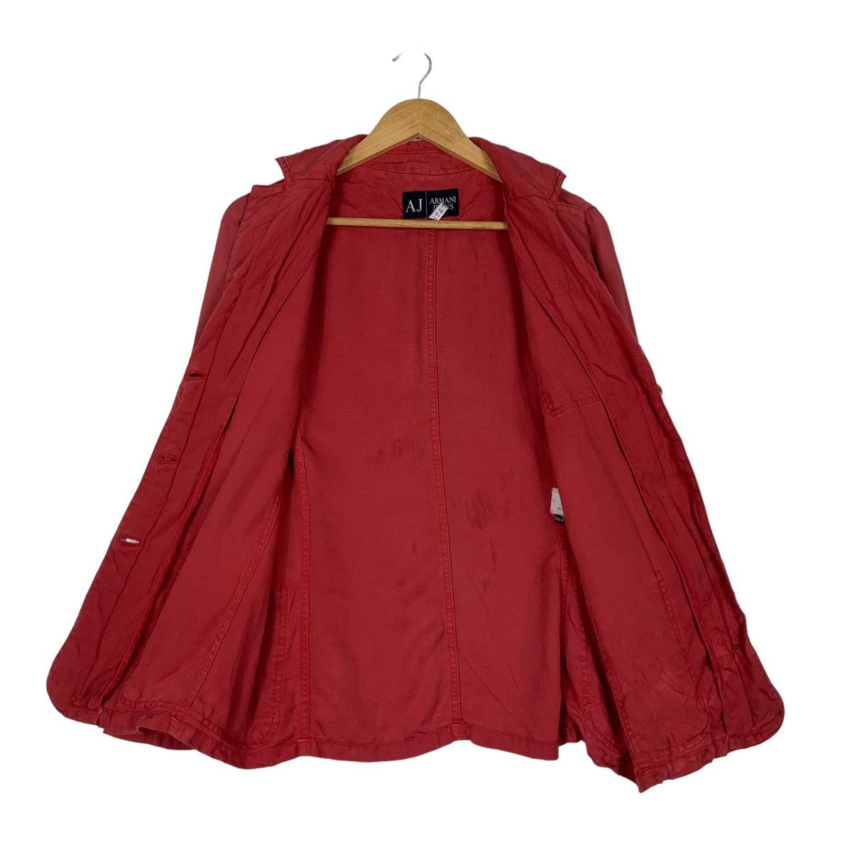Armani ARMANI JEANS Red Casual Jacket #1171-C54 Size S / US 4 / IT 40 - 9 Thumbnail