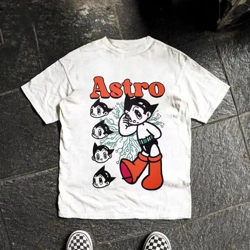 Japanese Brand × Vintage White casual retro cartoon Astro Boy print t-shirt Size US M / EU 48-50 / 2 - 1 Thumbnail