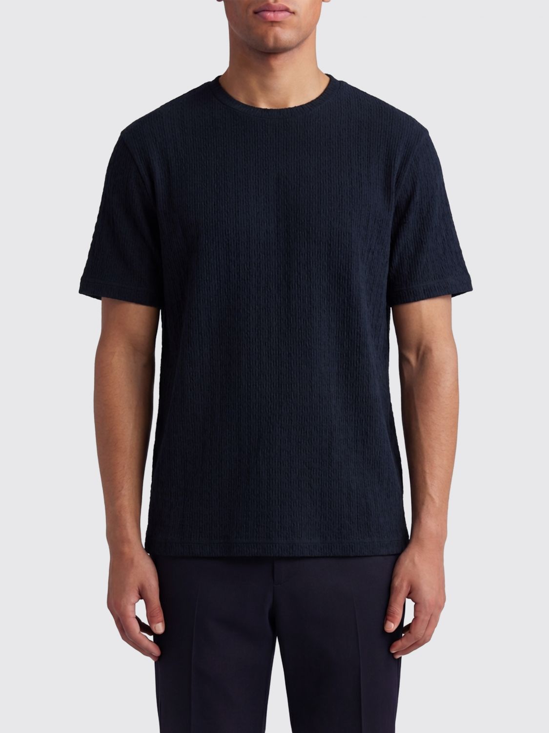 Giorgio Armani Giorgio Armani T-Shirt Men Blue Size US M / EU 48-50 / 2 - 1 Thumbnail