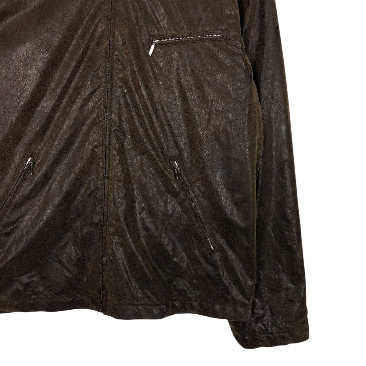 Japanese Brand 🔥VINTAGE LEATHER JACKET MONTEVISO ITALY ISSEY MIYAKE Size US M / EU 48-50 / 2 - 7 Thumbnail