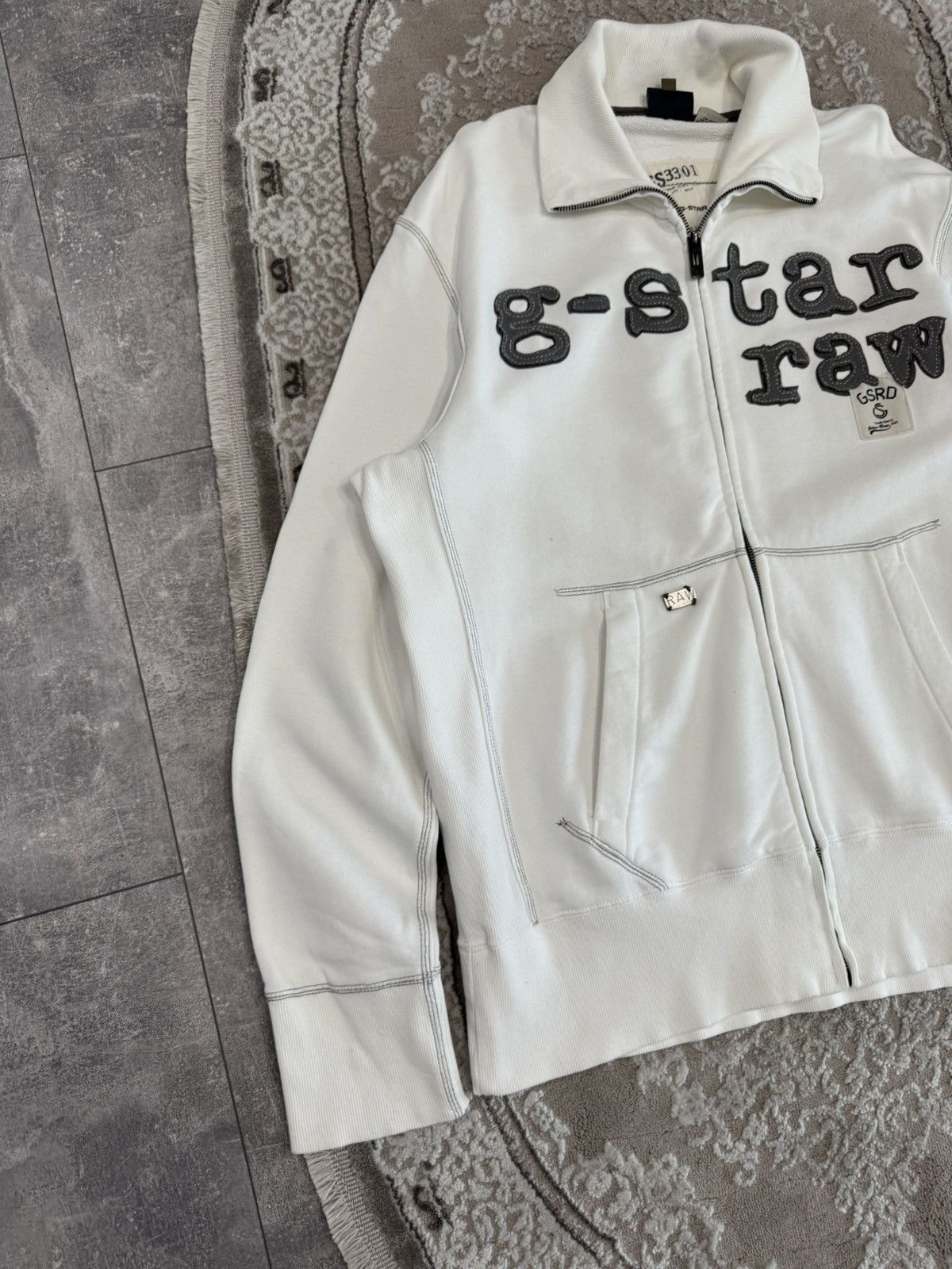 G-Star Vintage G Star Raw Zip Hoodie Jacket Rick Owens Margiela Size US XXL / EU 58 / 5 - 2 Thumbnail