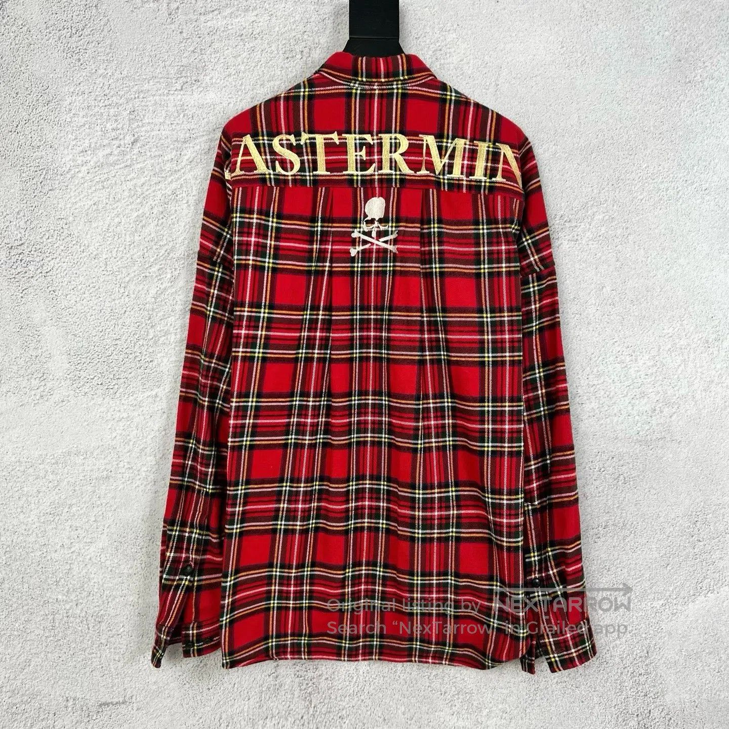 Mastermind Japan mastermind JAPAN Red checkered embroidered logo shirt Size US S / EU 44-46 / 1 - 2 Thumbnail