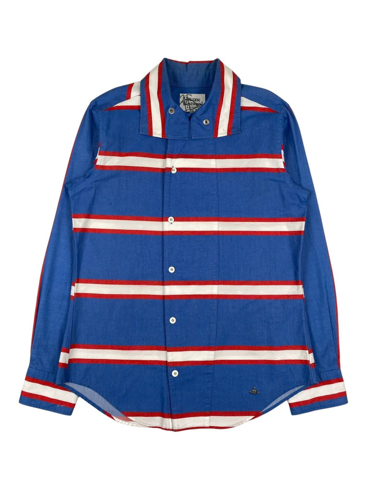 Vivienne Westwood Man Blue Red Stripes Long sleeve | Grailed