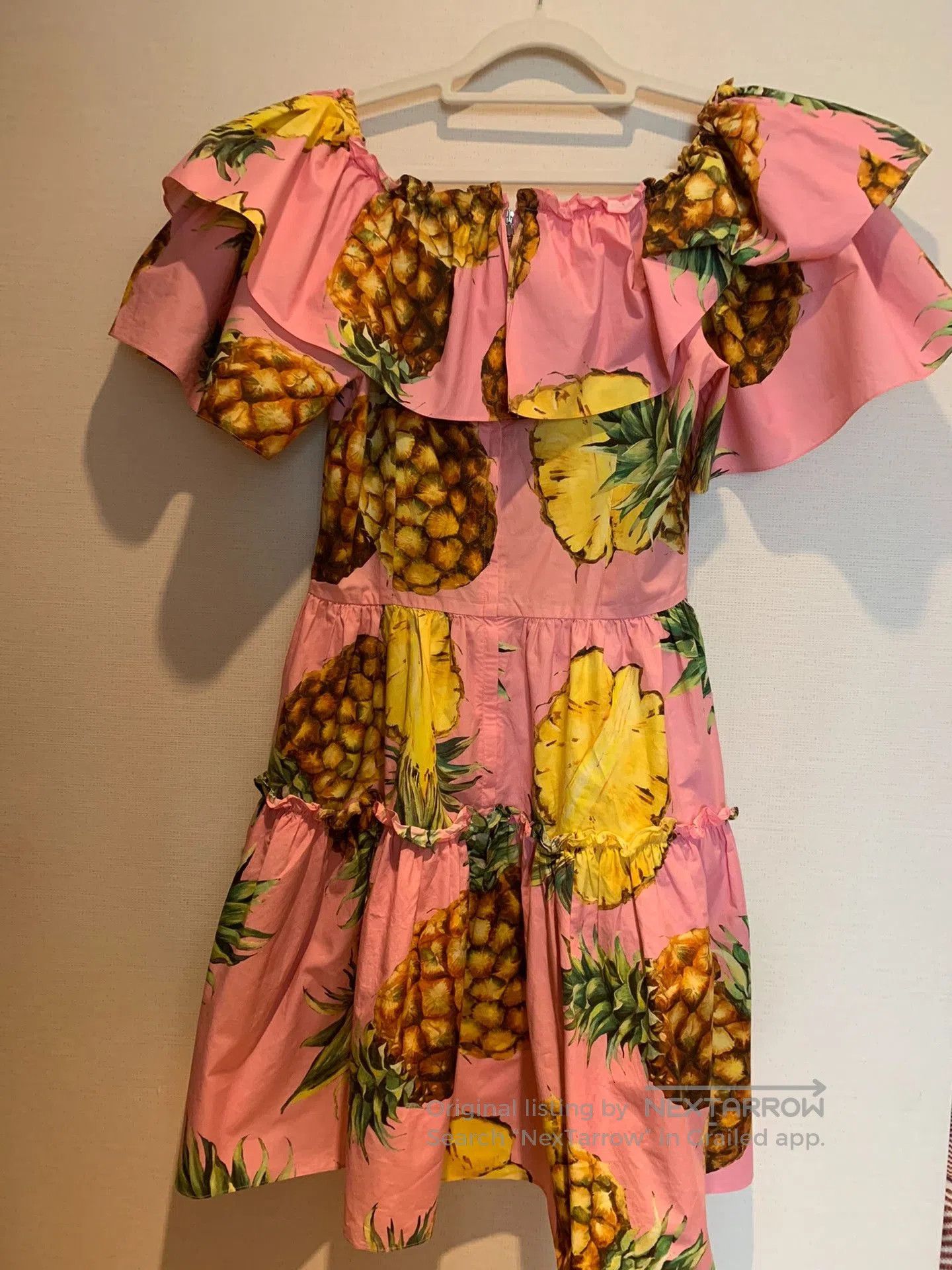 Dolce & Gabbana Dolce & Gabbana Pineapple Print Dress. Size M / US 6-8 / IT 42-44 - 4 Thumbnail
