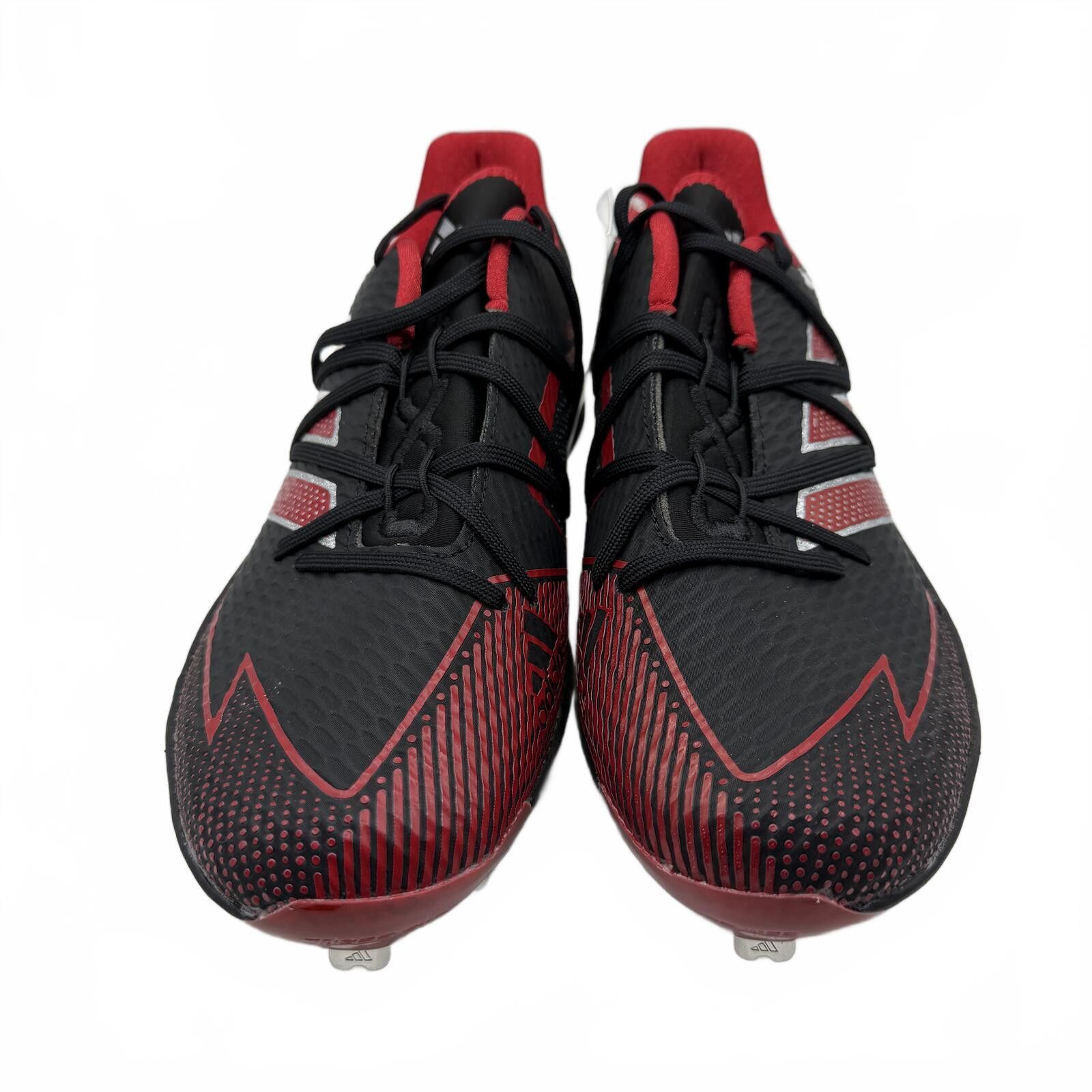 Adidas Adidas adizero Afterburner 7 Baseball Cleats Black Red Size ONE SIZE - 3 Thumbnail