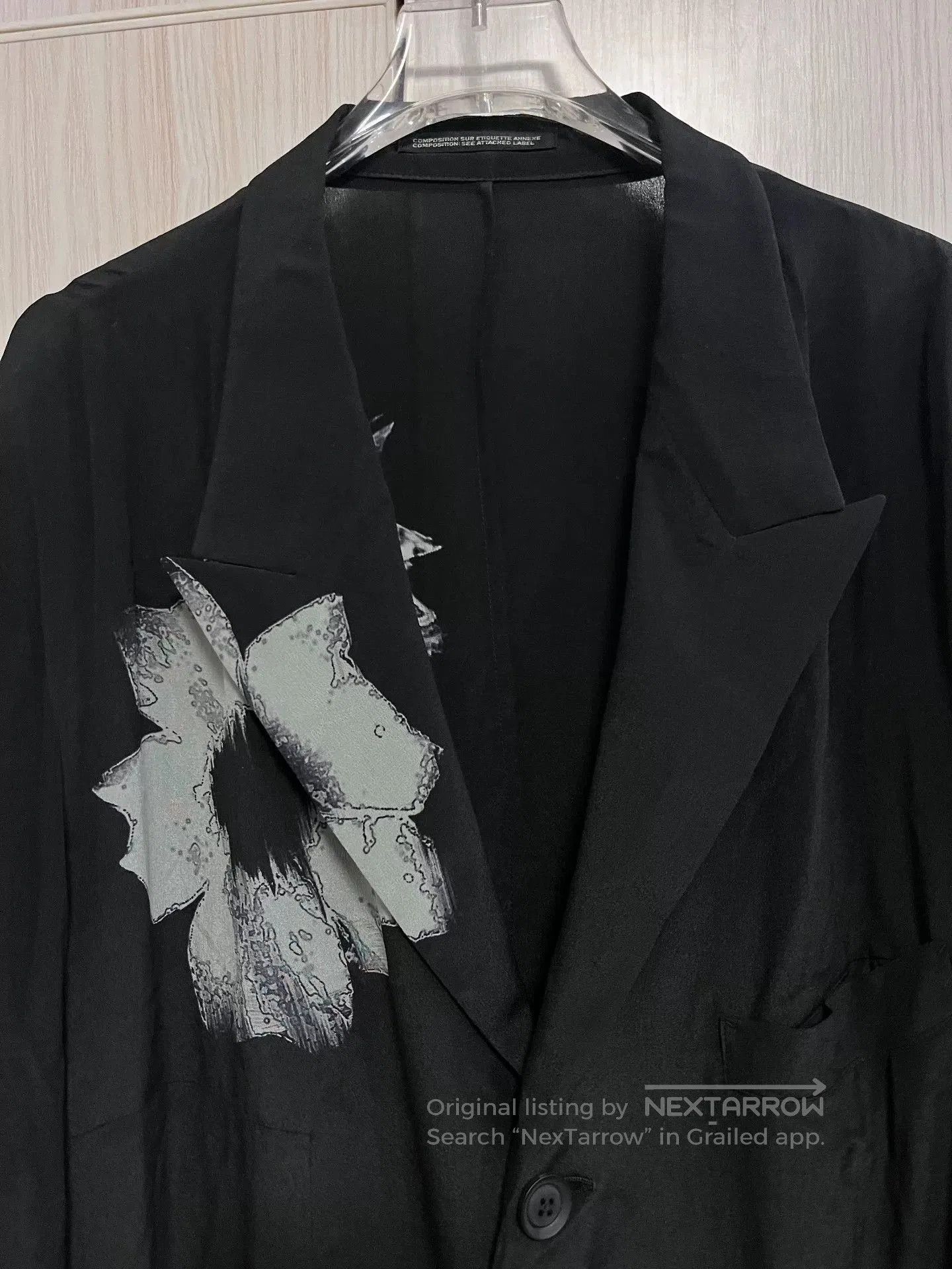 Yohji Yamamoto Yohji Yamamoto Silk Printed Jacket. Size M / US 6-8 / IT 42-44 - 3 Thumbnail