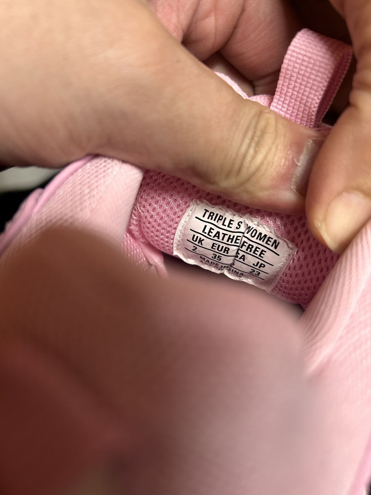 Balenciaga Faded Pink Triple S Size 5US