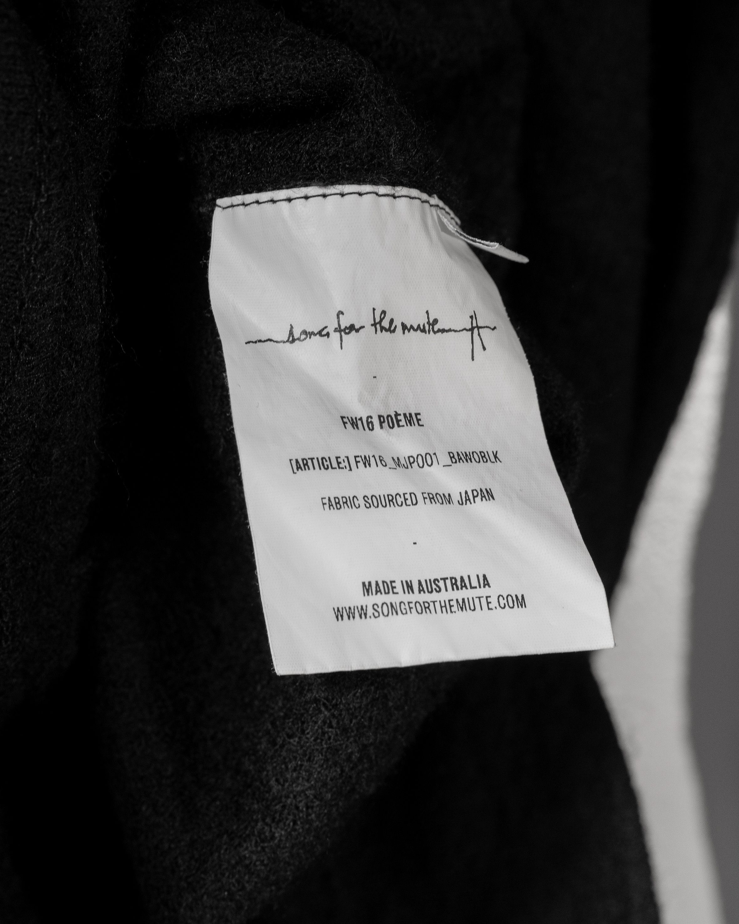 Song For The Mute FW16 Wool Pullover Size US M / EU 48-50 / 2 - 5 Thumbnail