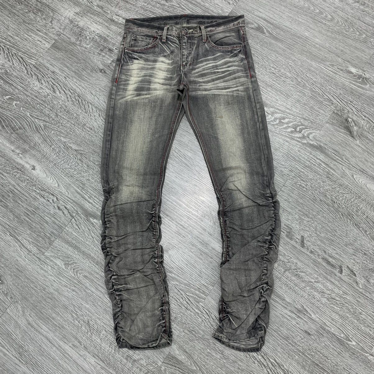 Beauty Beast Minoya Acid Wash Faded Lgb Jeans Size US 32 / EU 48 - 1 Thumbnail