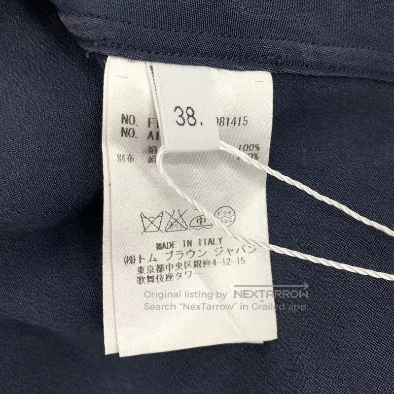 Thom Browne Thom Browne Navy Cotton Women's Shirt . Size S / US 4 / IT 40 - 6 Thumbnail