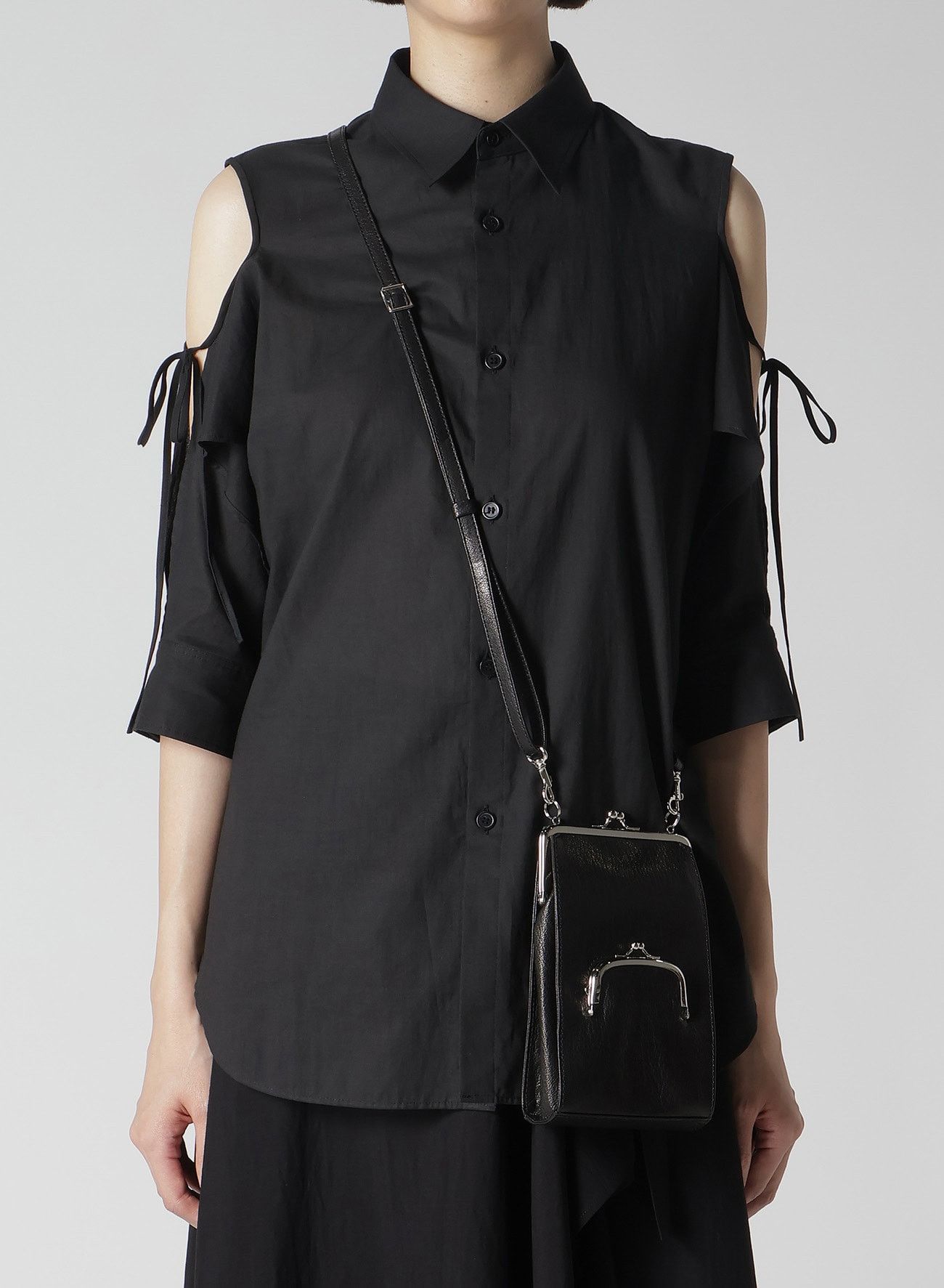 Yohji Yamamoto Yohji Yamamoto Femme - GOAT SKIN SMARTPHONE SHOULDER CASE Size ONE SIZE - 2 Thumbnail