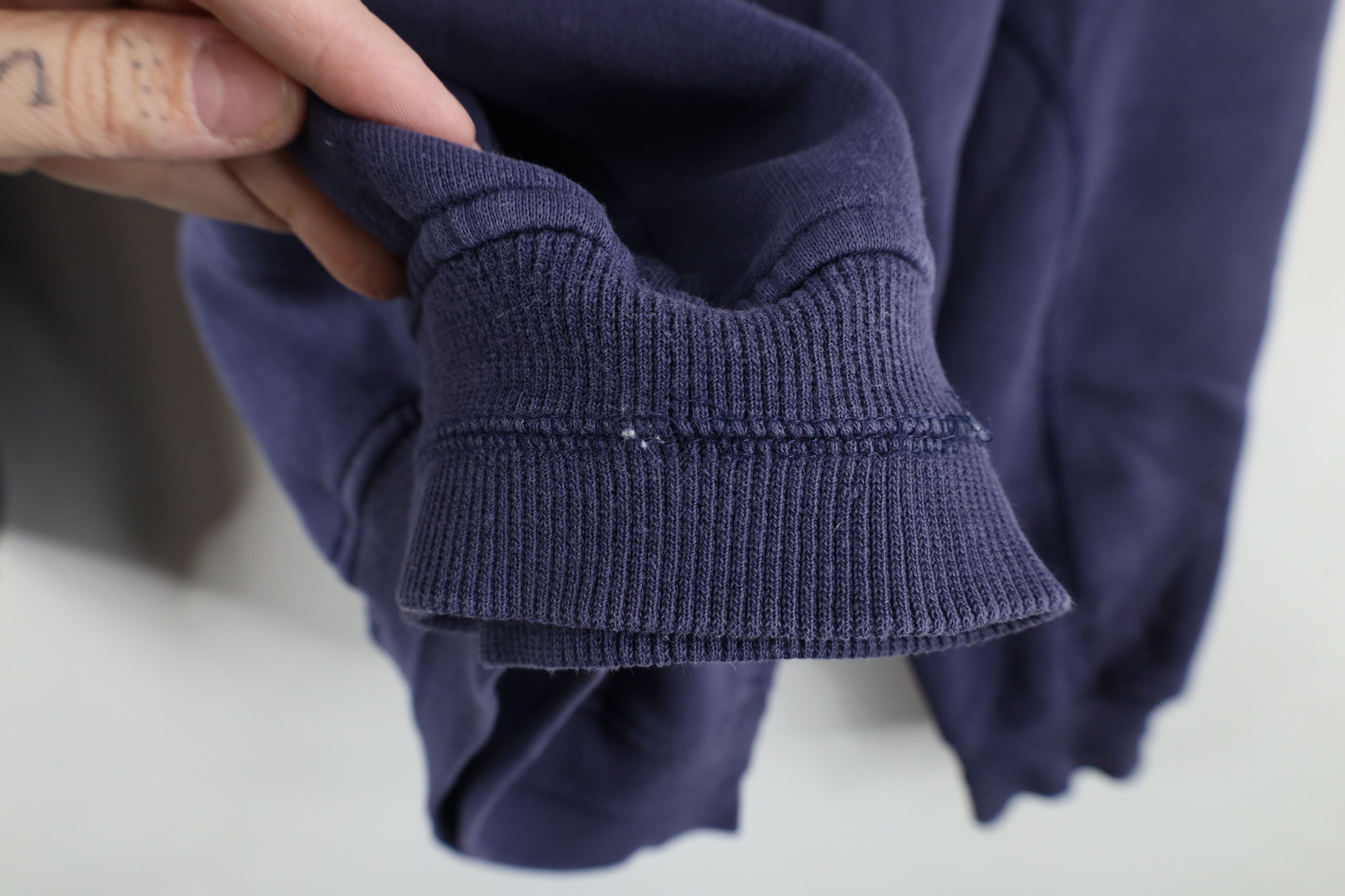 Gap × Vintage Vintage 90s Gap Blank Oversized Mock Neck Sweatshirt Purple Size S / US 4 / IT 40 - 12 Thumbnail