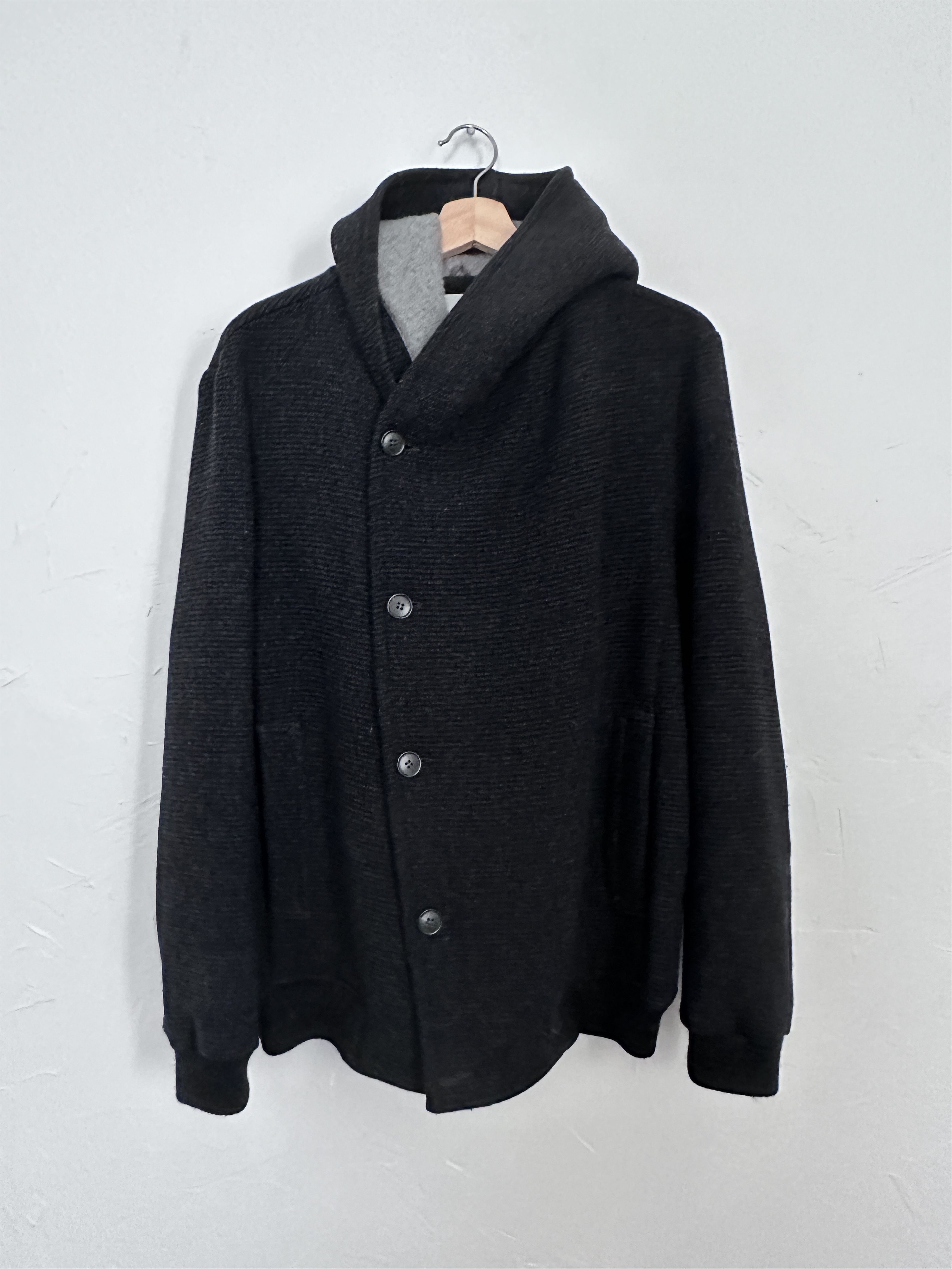 image of Stephan Schneider Fw11 Alpaca Coat in Anthracite, Men's (Size Medium)