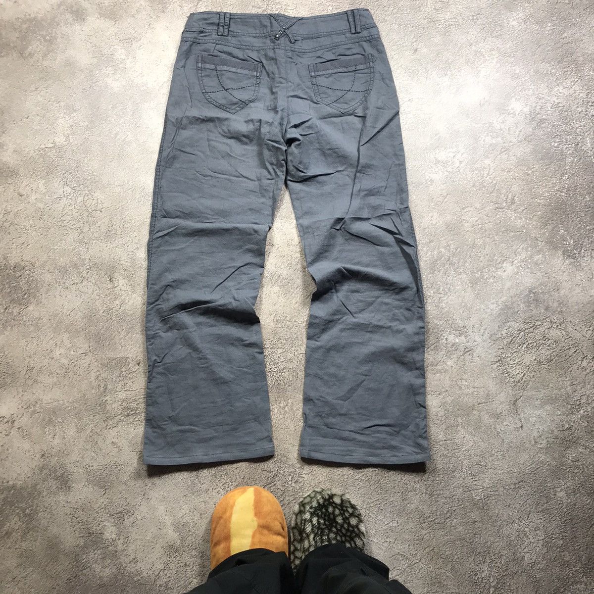 Vintage Y2K Baggy Distressed Cargo Pants Techwear Tactical Logo 32 Size 32" / US 10 / IT 46 - 4 Thumbnail