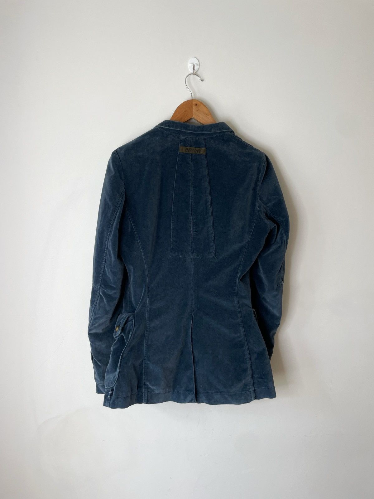 Jean Paul Gaultier Jean Paul Gaultier Velour Blue Flowers Gold Buttons Blazer Size M / US 6-8 / IT 42-44 - 14 Thumbnail
