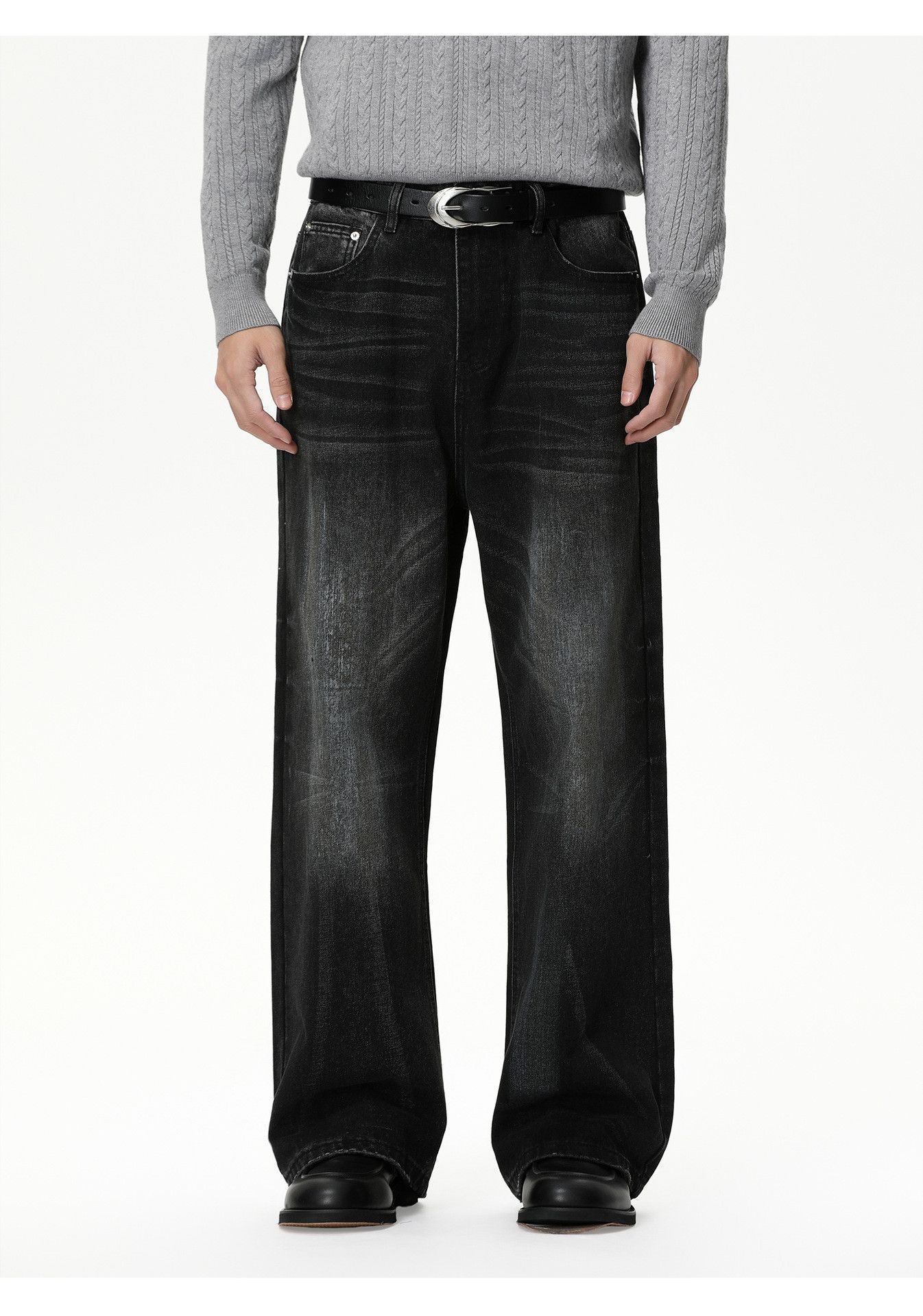 Vintage Men's American high street straight leg loose washed jeans Size US 32 / EU 48 - 1 Thumbnail