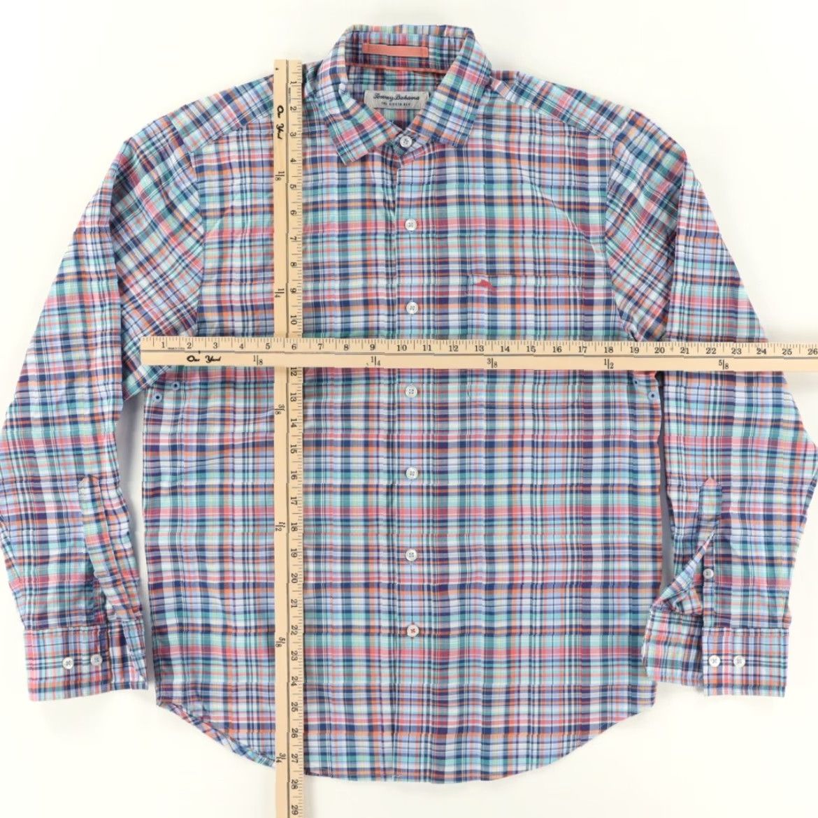 Tommy Bahama VINTAGE Tommy Bahama The Siesta Key Plaid Button Up Shirt Madras Men's S Size US S / EU 44-46 / 1 - 3 Thumbnail