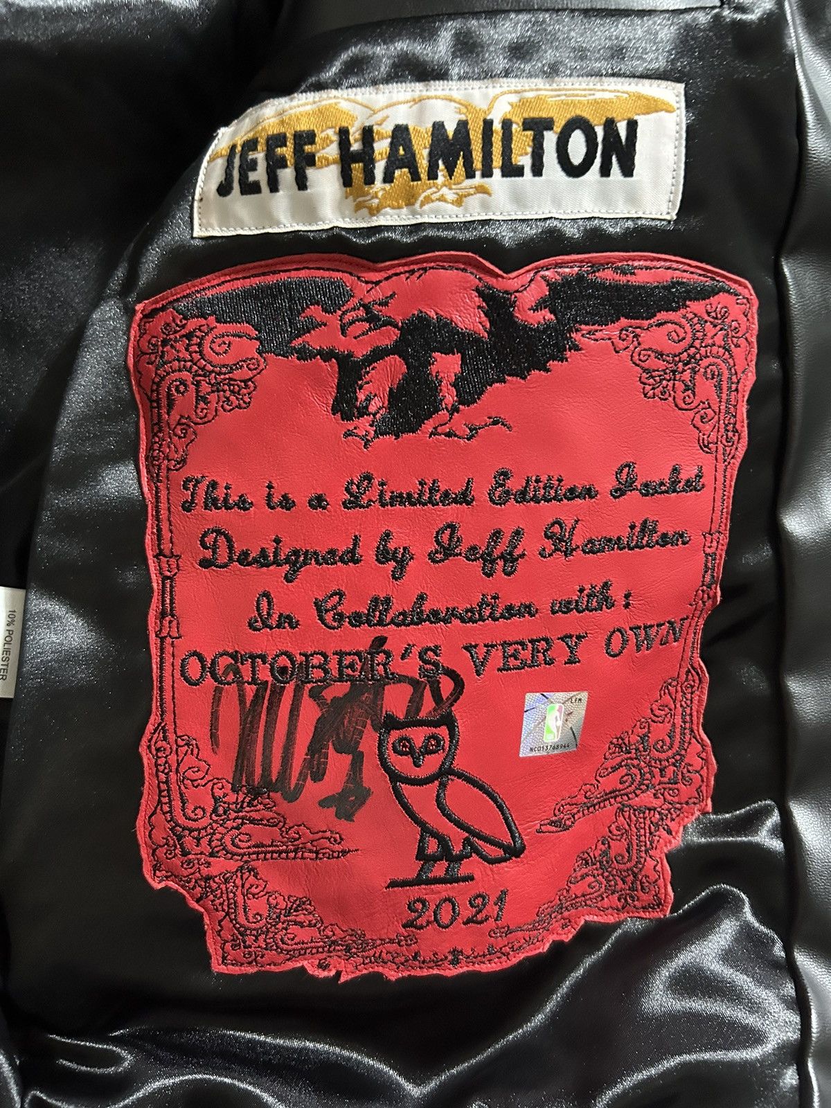 Jeff Hamilton Jurassic Park x Jeff Hamilton x OVO Varsity Jacket Size US L / EU 52-54 / 3 - 10 Thumbnail