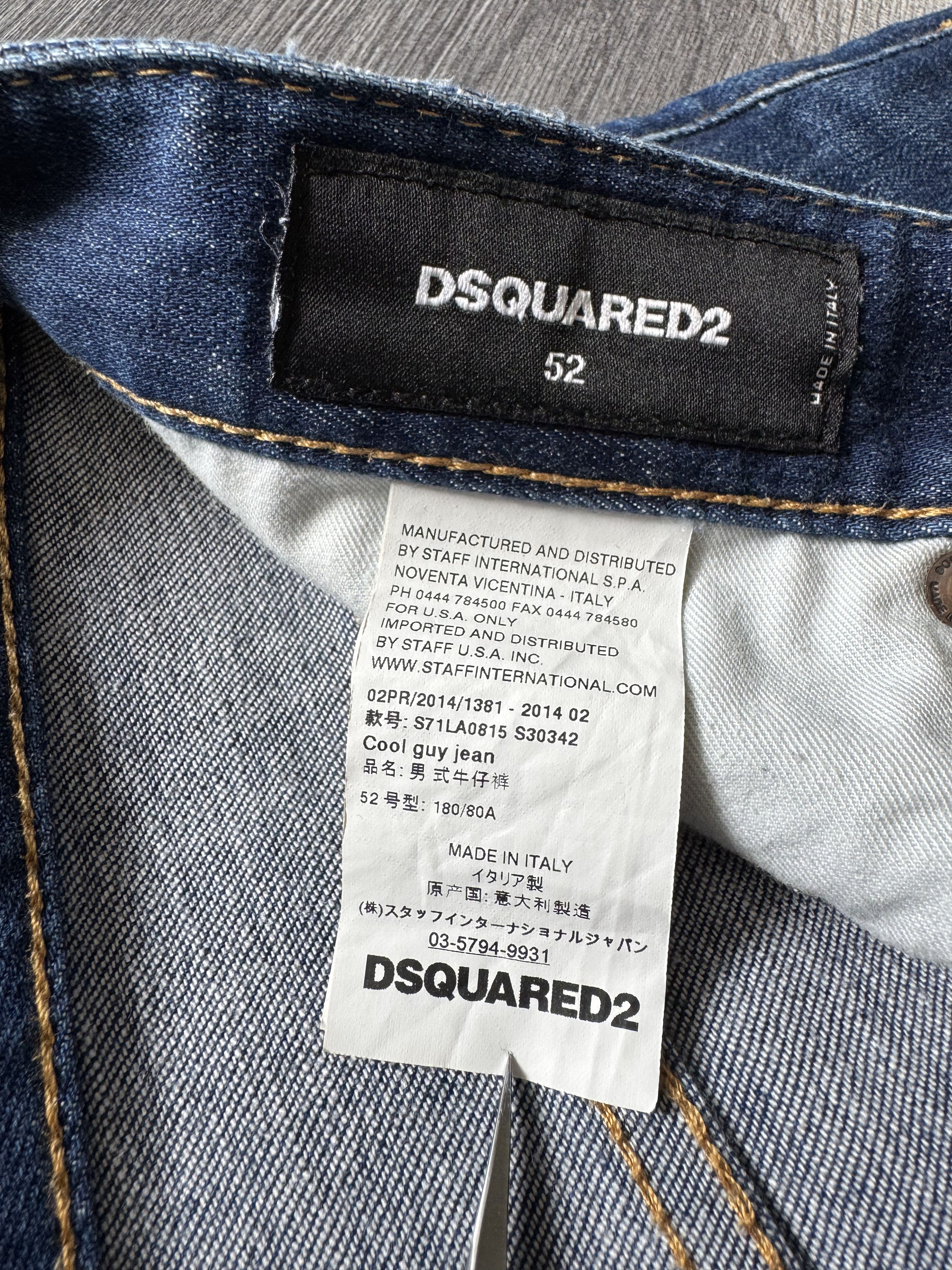 Dsquared2 Dsquared2 Distressed Indigo Denim Jeans Size US 36 / EU 52 - 11 Thumbnail