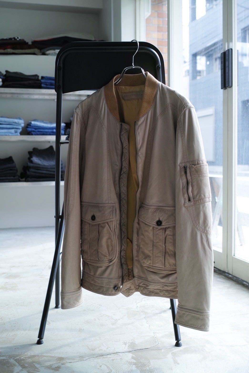 Oversize Jacket Neil Barrett Shearling Coat Neil Barrett Tan And