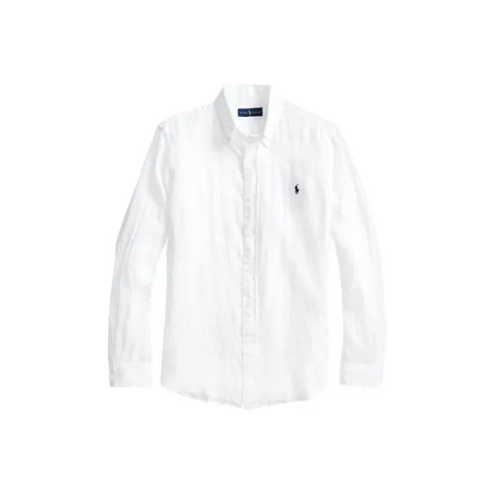 Polo Ralph Lauren Polo Ralph Lauren Men's Linen Pony Logo Long-Sleeve Shirt Size US S / EU 44-46 / 1 - 1 Thumbnail